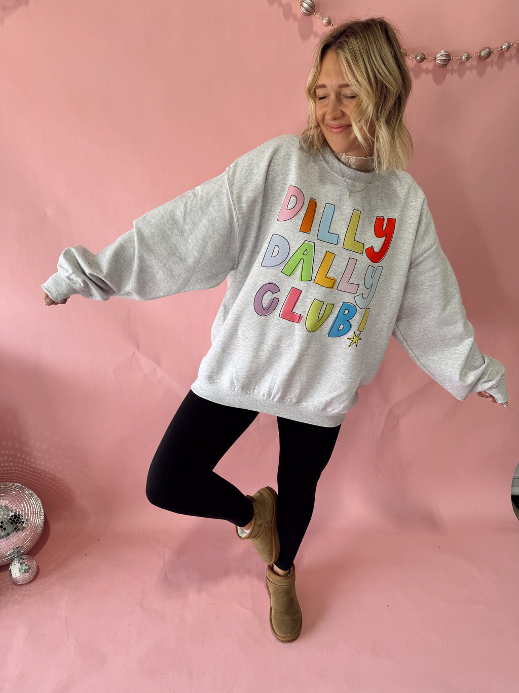 Dilly Dally Club Crewneck