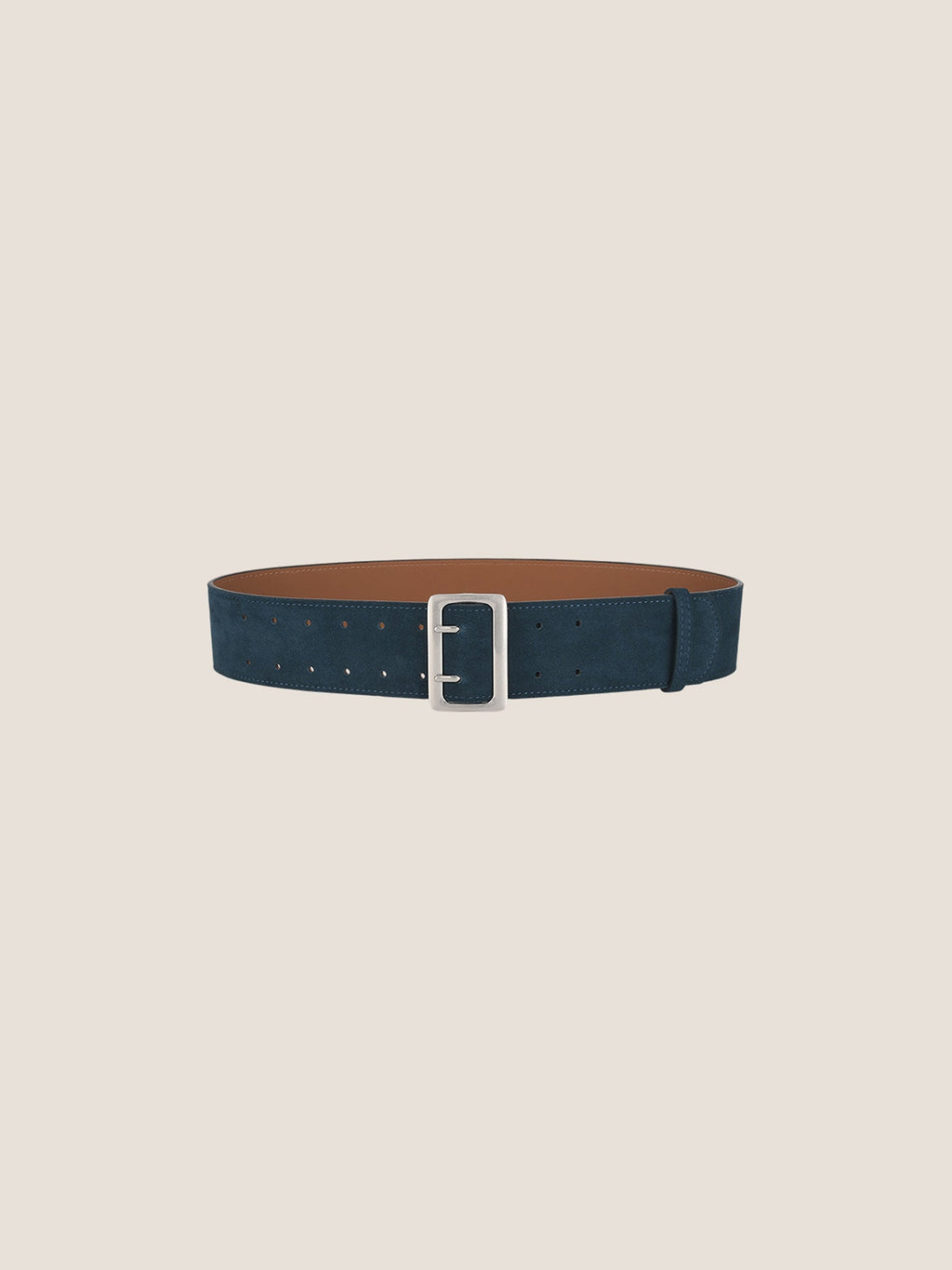 Cowhide Wide Retro Matte Belt