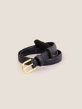 Premium Cowhide Belt With Retro Electroplated Alloy Buckle