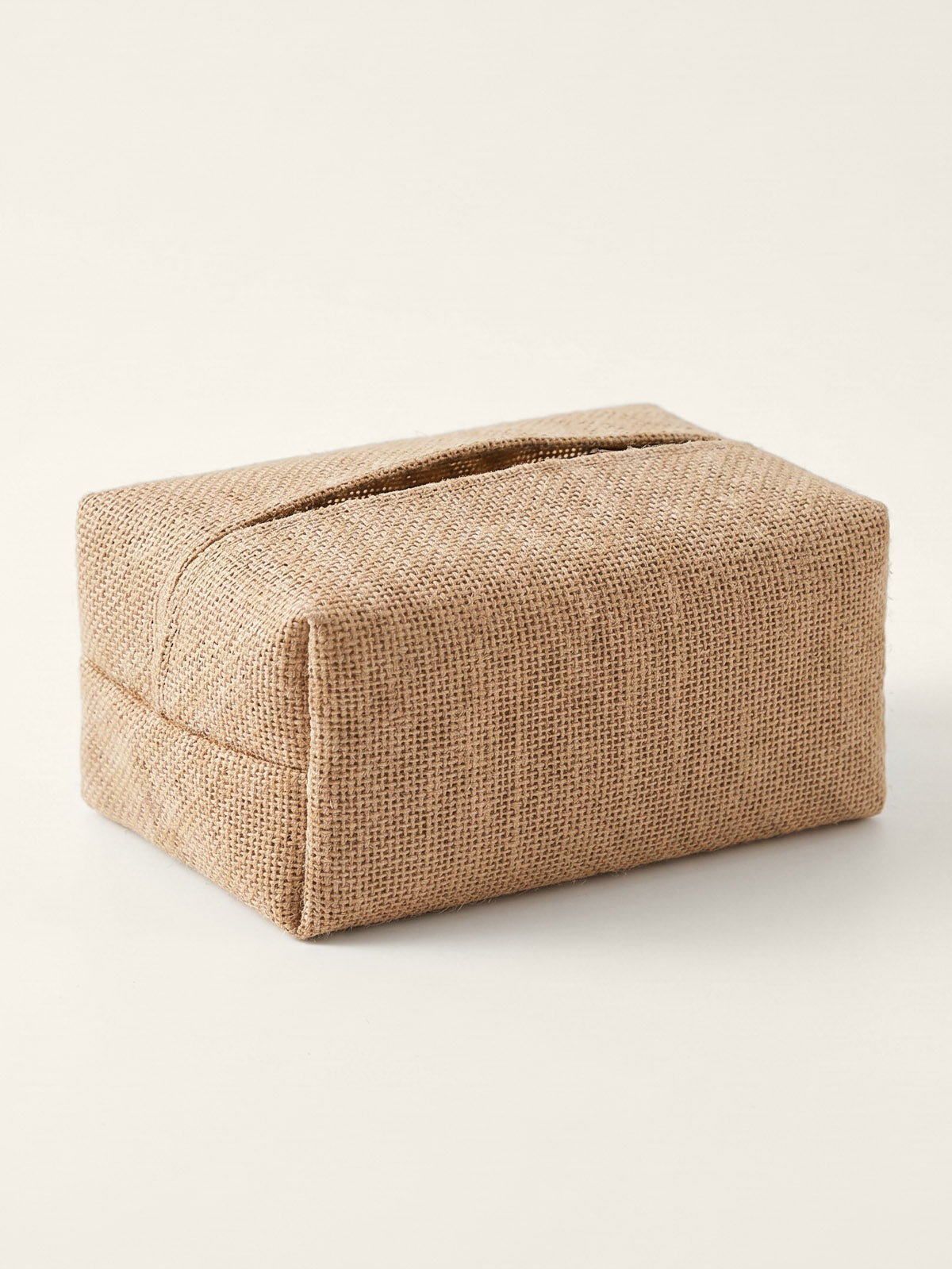 Cotton-Linen Textured Tissue Box Cover