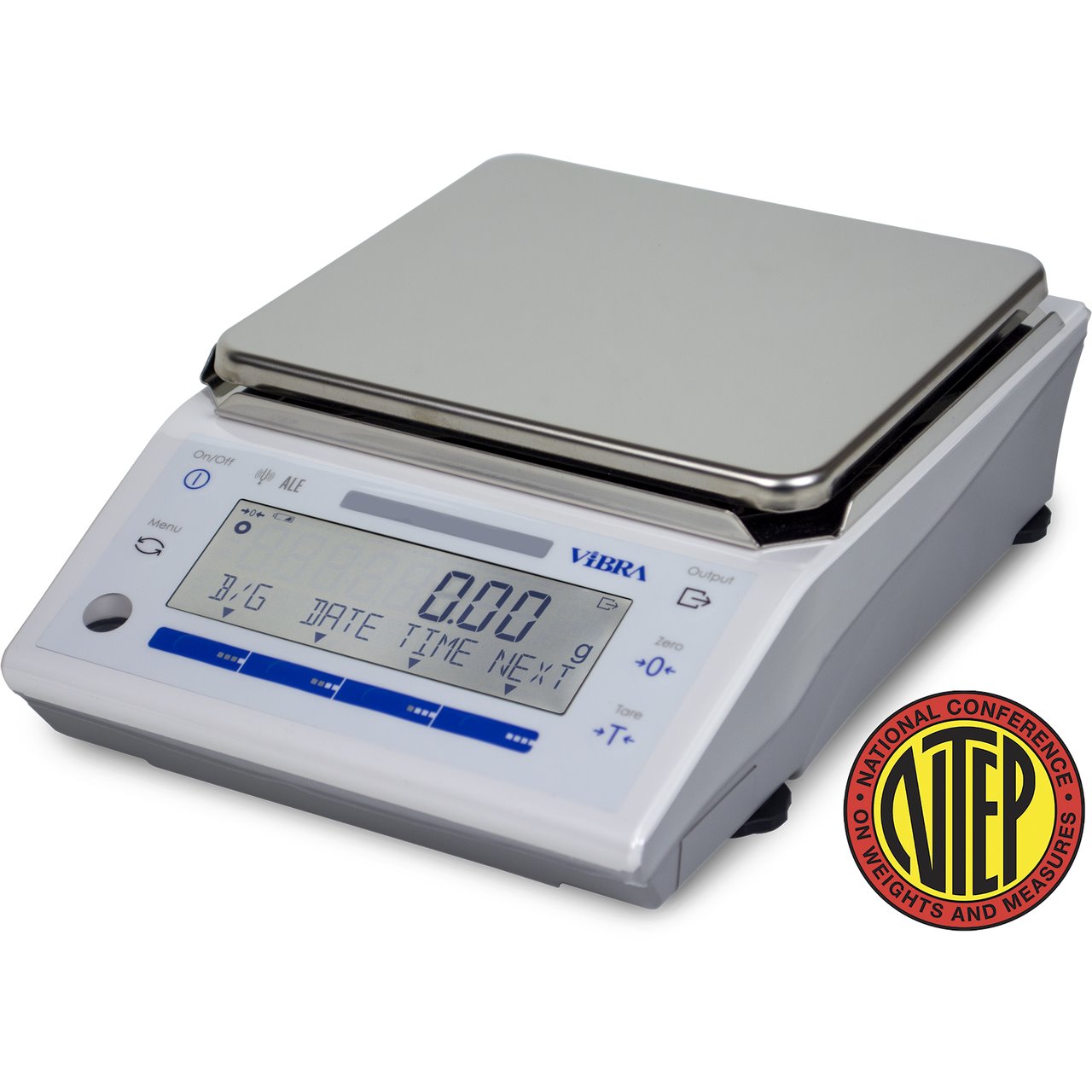 ViBRA ALE-6202 Precision Balance, NTEP, Class II, 6200 g x 0.01 g
