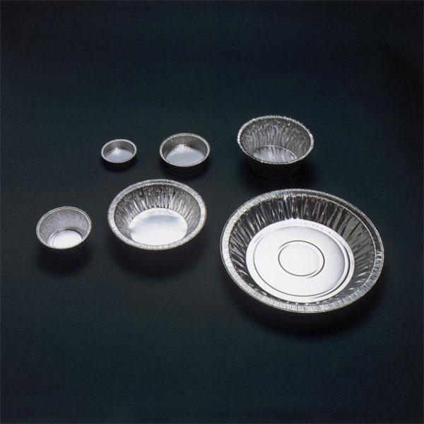 Eagle Thermoplastics D500-50 Aluminum dishes, General Purpose, Crinkle w/flange 500 ml, 180 mm i.d., 50/pk