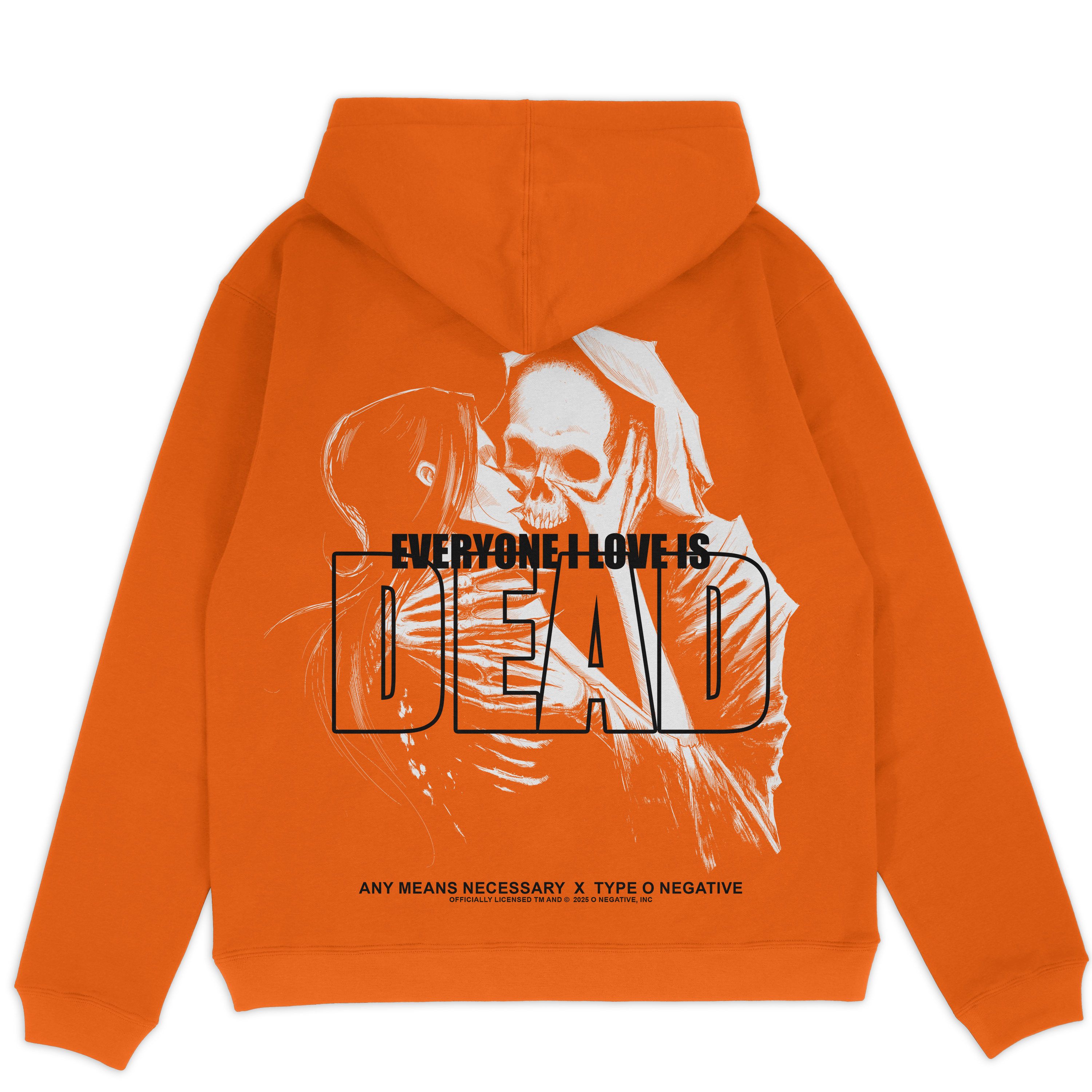 Everyone I Love Is Dead Pullover Hoodie Orange