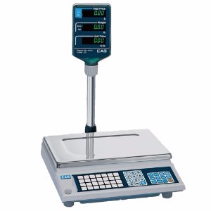 CAS AP1-60 Price Computing Scale, 30/60 lb X 0.01/0.02 lb, NTEP