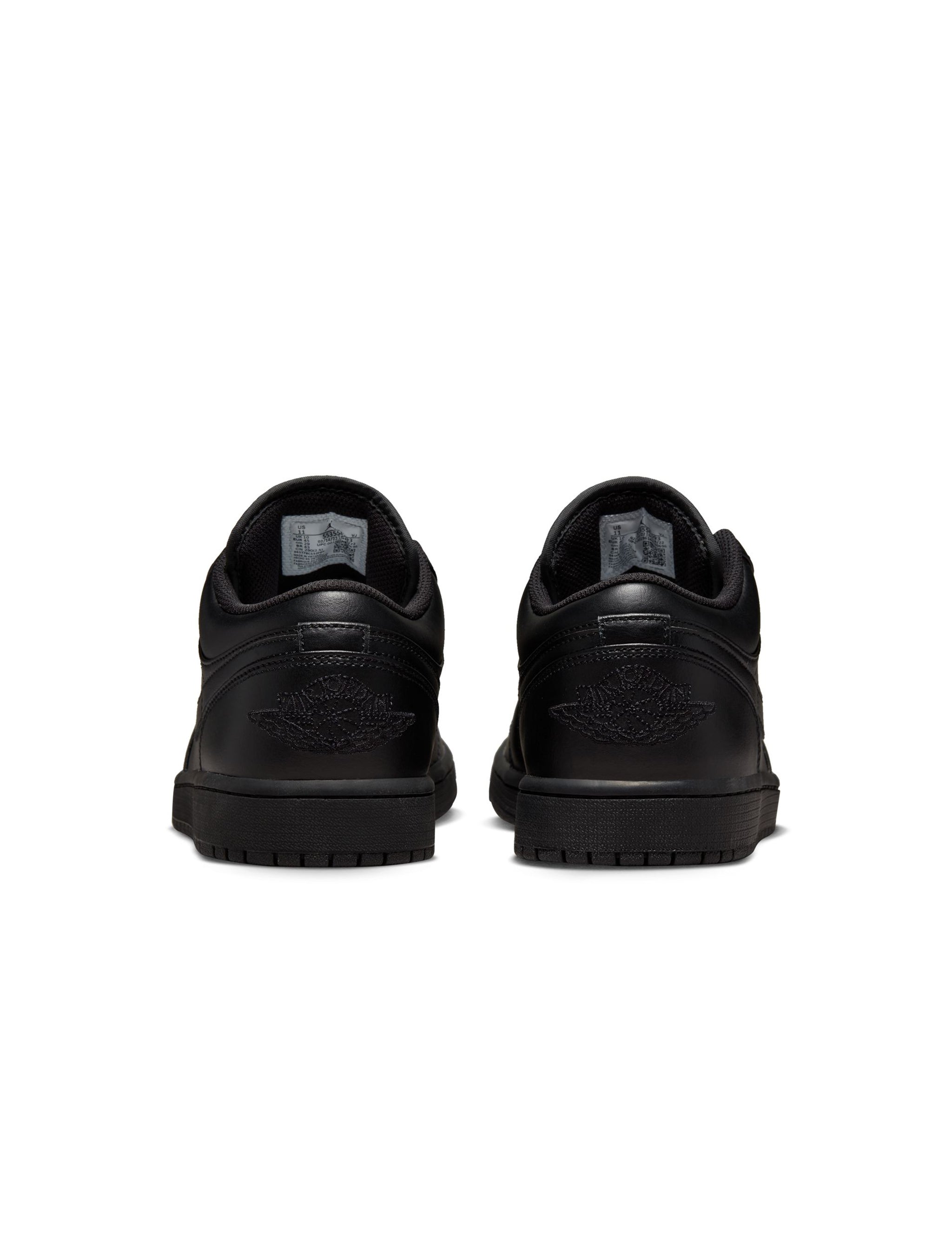 Air Jordan Mens 1 Low  - Triple Black