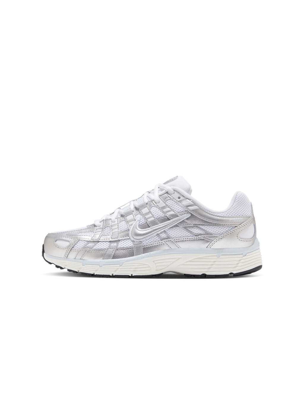 Nike Womens P-6000 - White/Metallic Silver