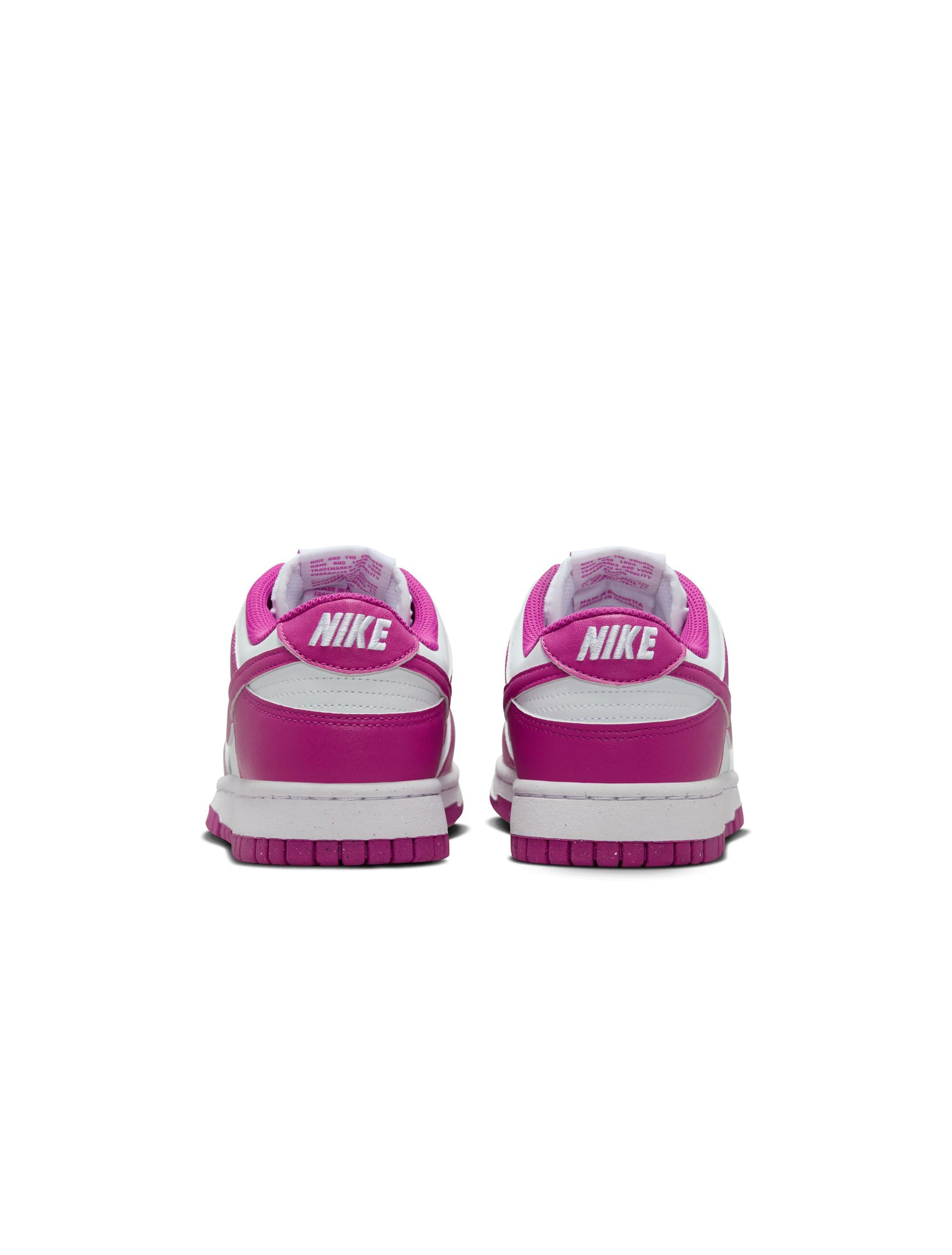 Nike Women’s Dunk Low - White/Hot Fuchsia