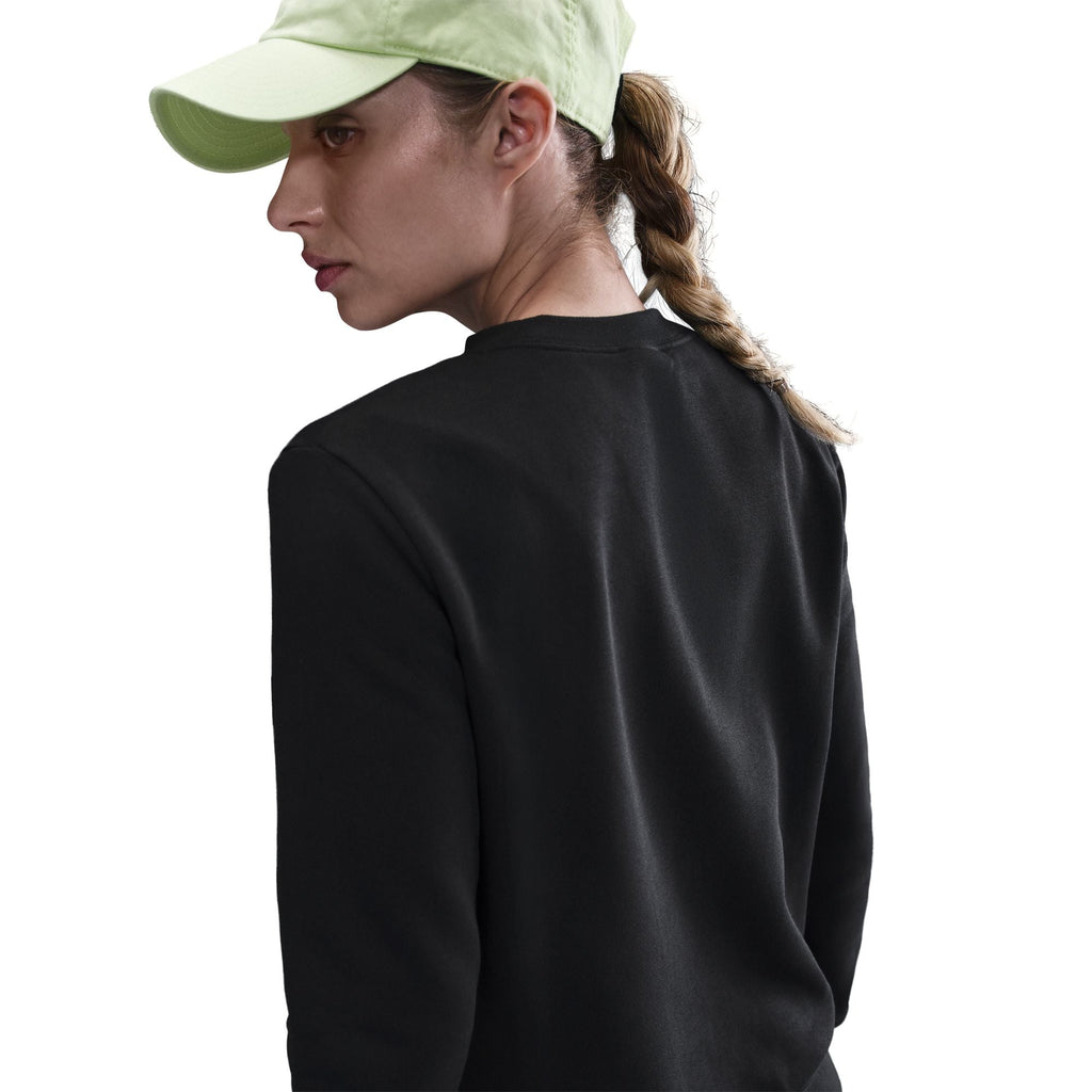 Nike Womens Club Fleece Crewneck - Black/White