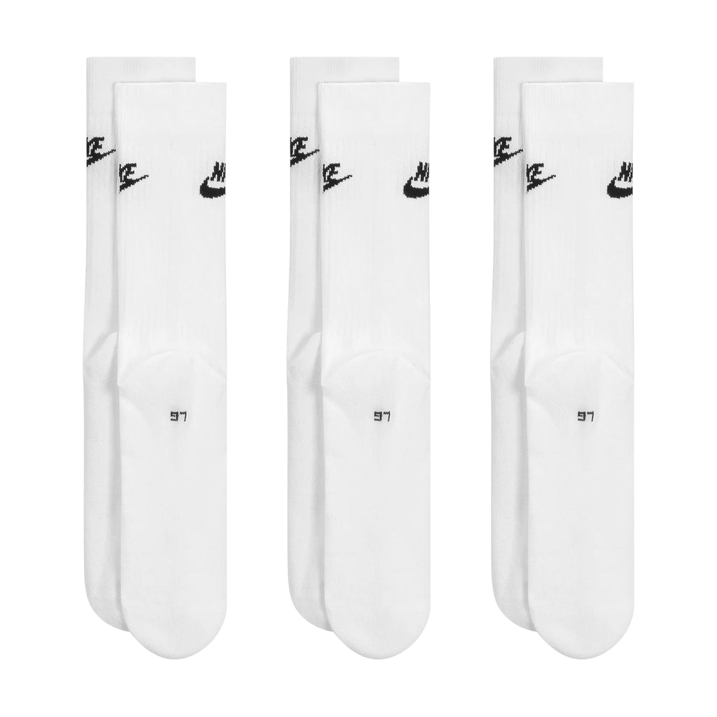 Nike 3-Pack Sportswear Everyday Essential Socks - White