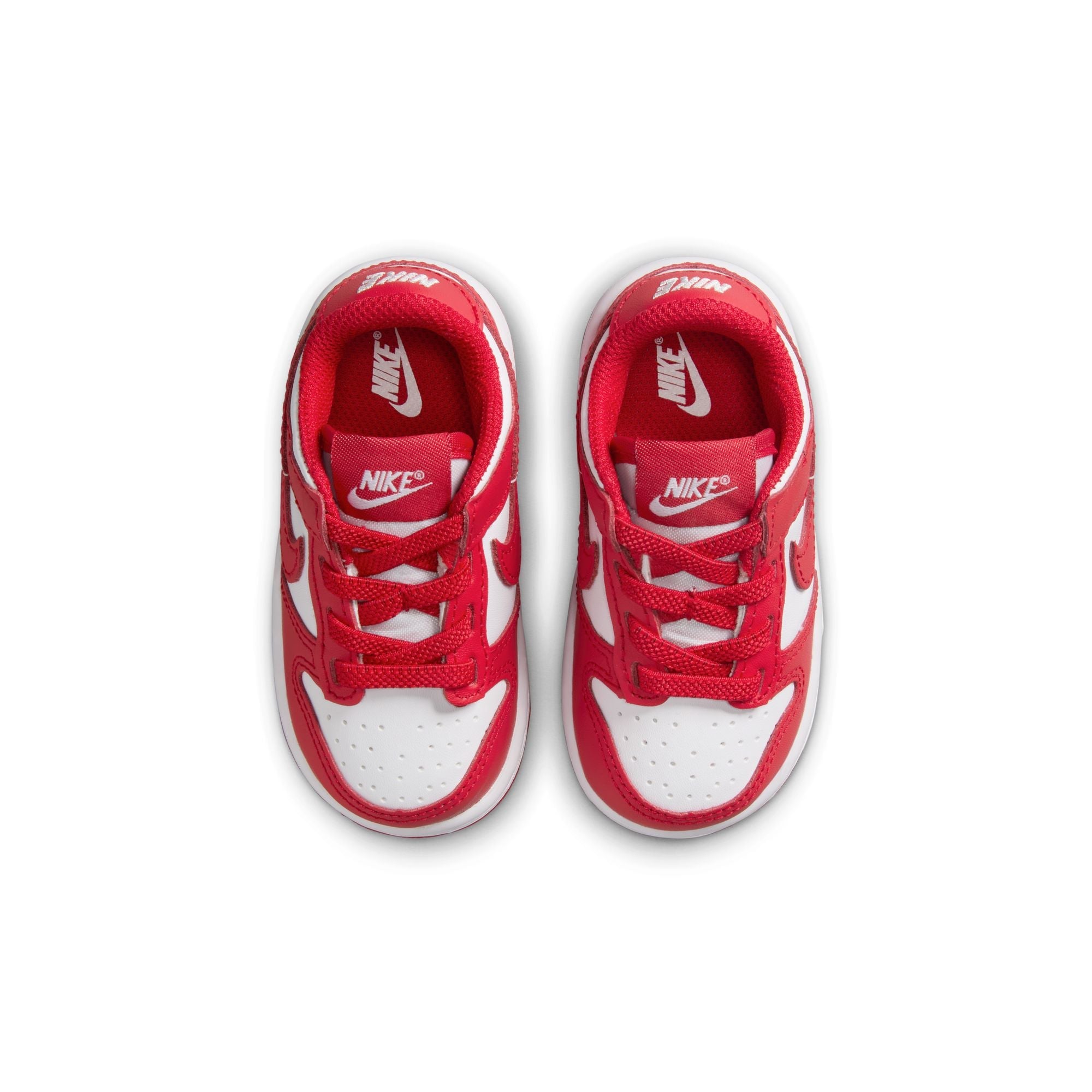 Nike (TD) Dunk Low - White/University Red
