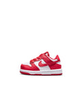 Nike (TD) Dunk Low - White/University Red