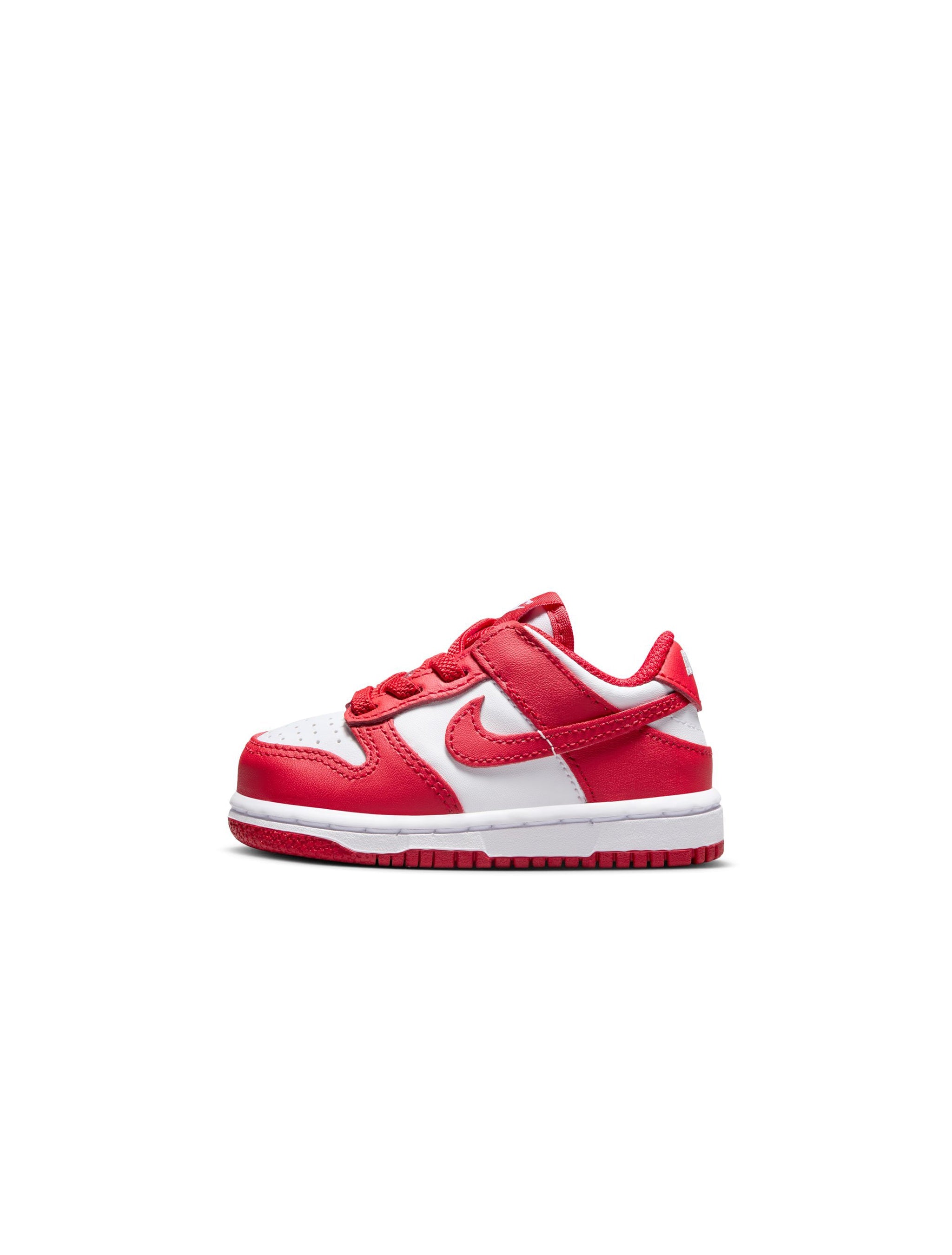 Nike (TD) Dunk Low - White/University Red