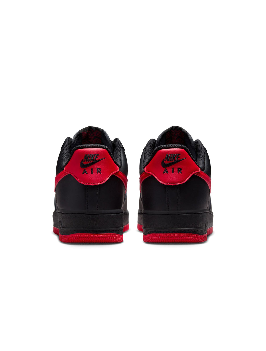 Nike Mens Air Force 1 '07 - Black/University Red