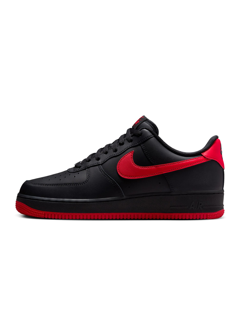 Nike Mens Air Force 1 '07 - Black/University Red