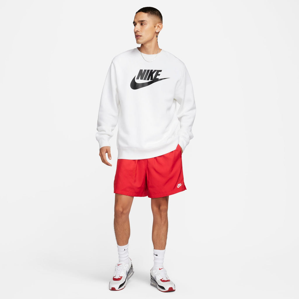 Nike Mens Club Woven Flow Shorts - University Red