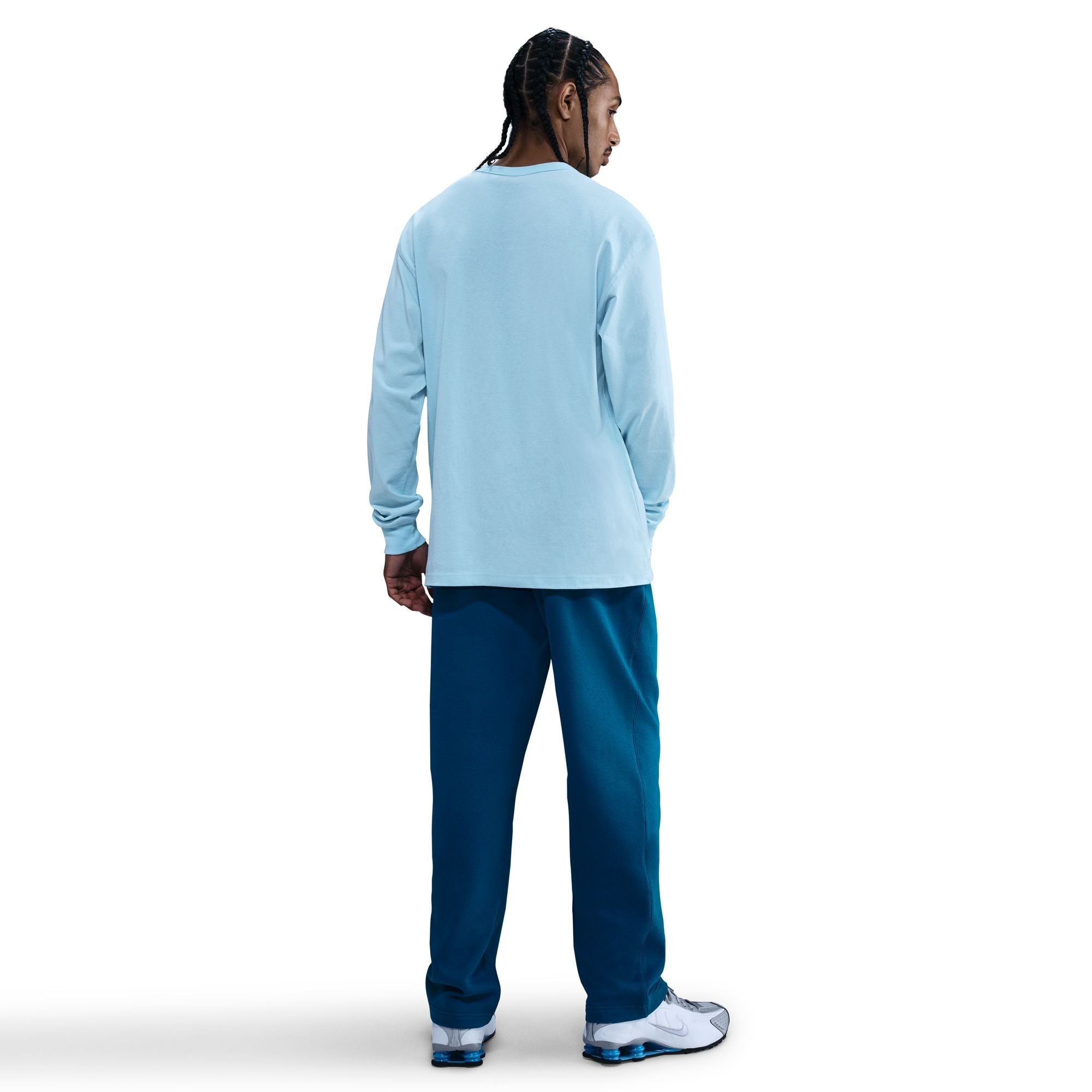 Nike Mens Open Hem Fleece Sweatpants - Green Abyss