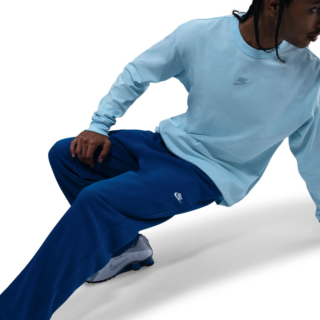 Nike Mens Open Hem Fleece Sweatpants - Green Abyss