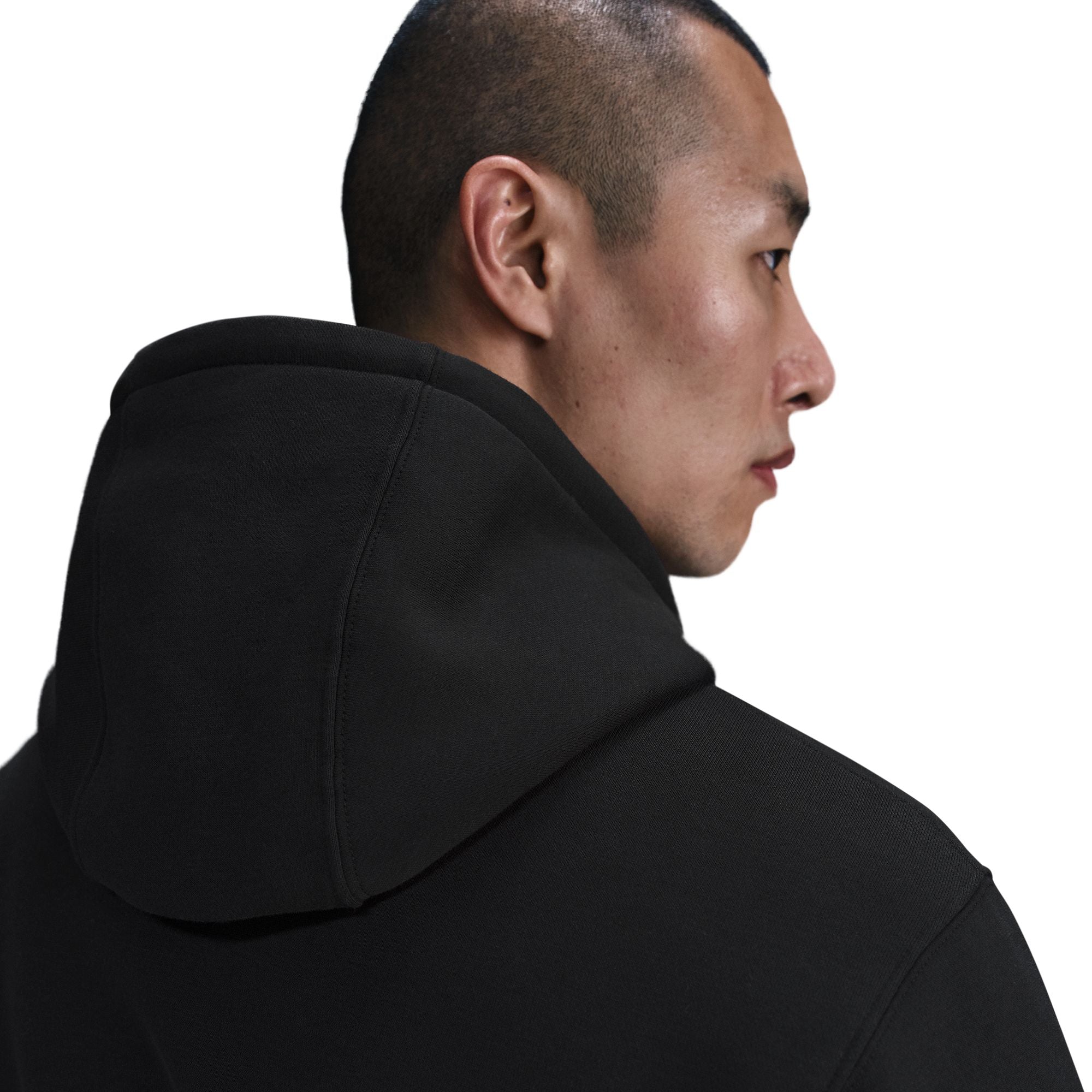 Nike Mens Fleece Pullover Hoodie - Black