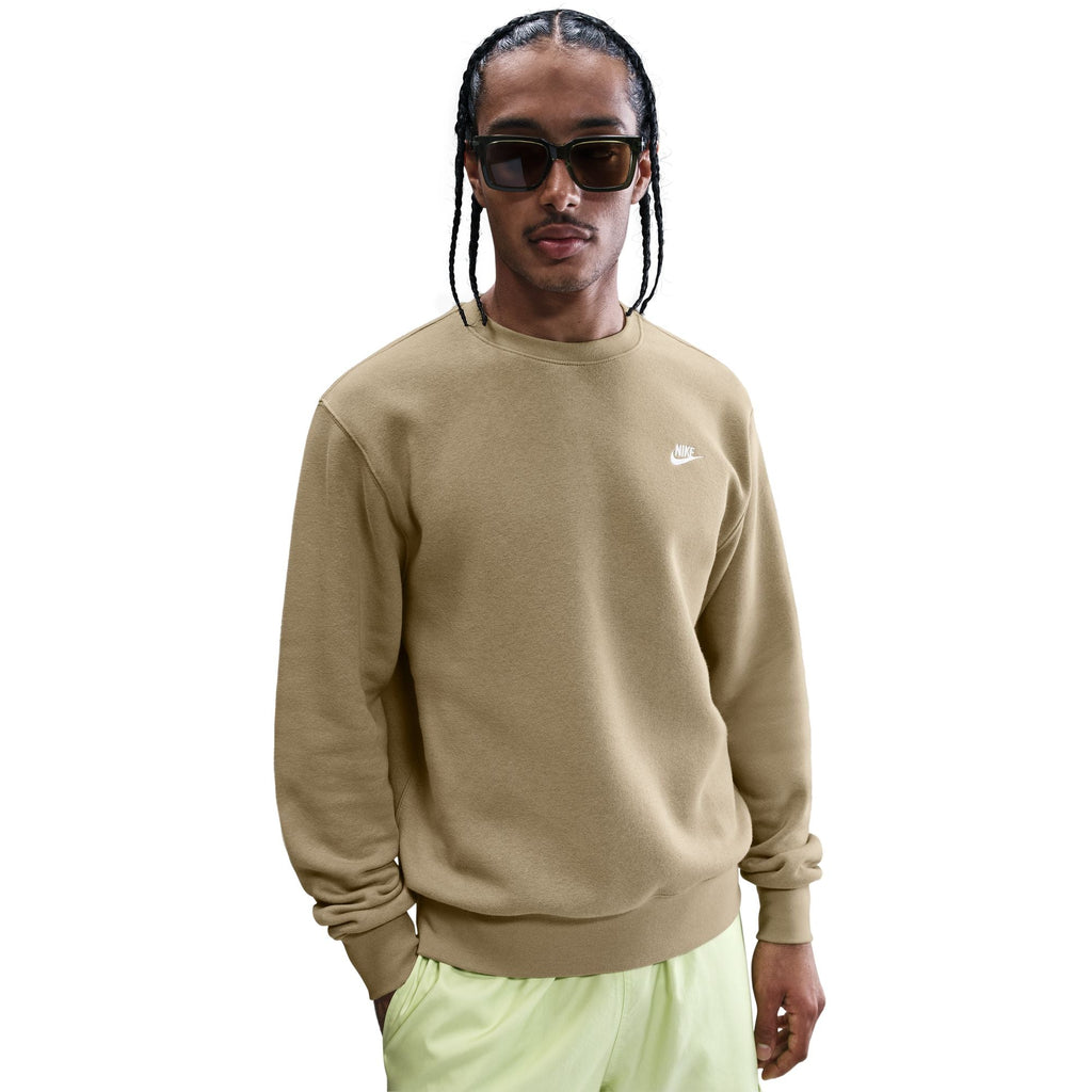 Nike Mens Club Fleece Crewneck - Parachute Beige