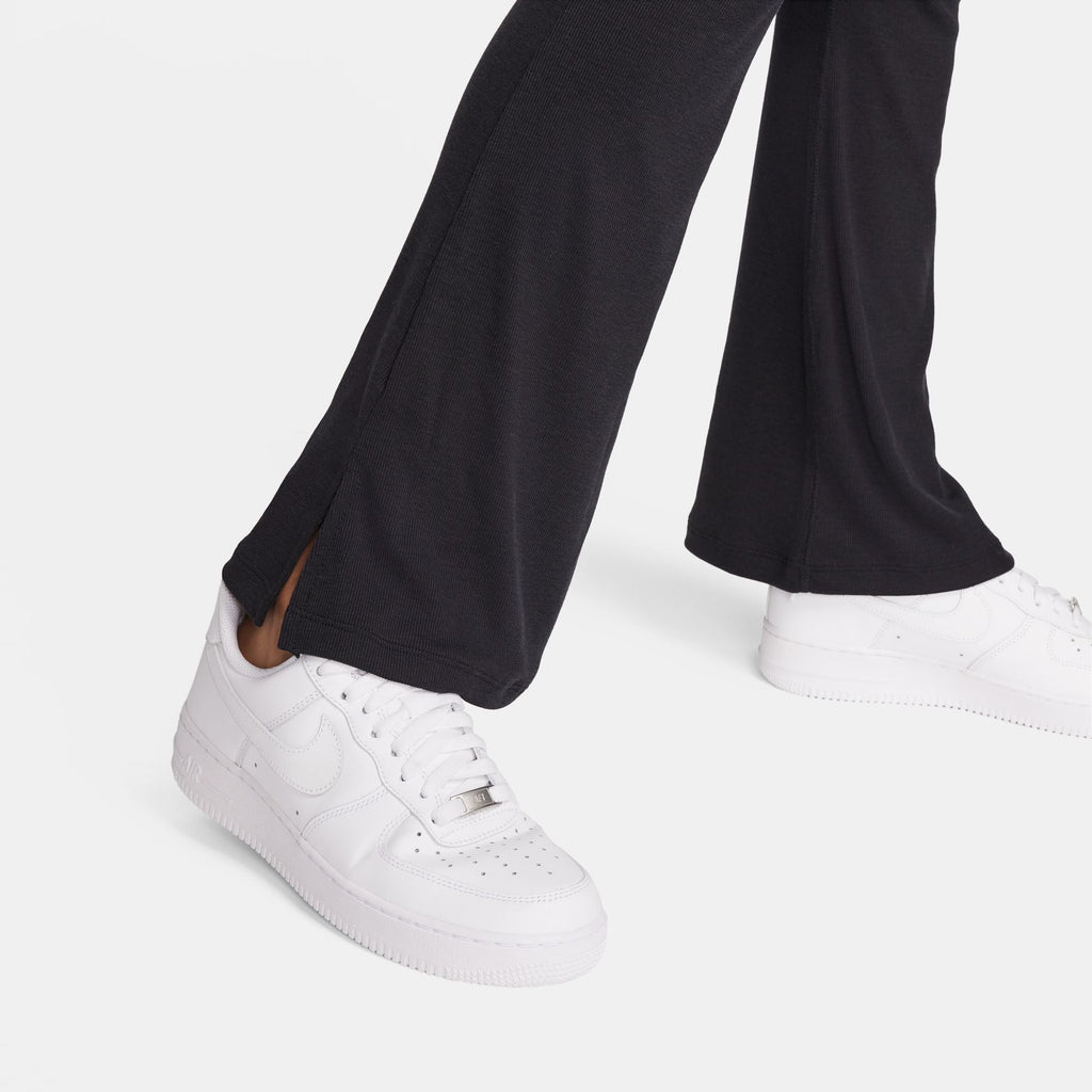 Nike Womens Sportswear Chill Knit Flared Leggings - Black