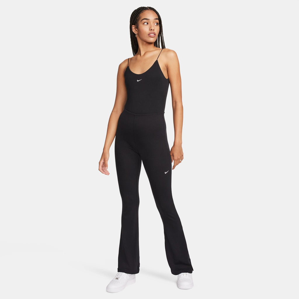 Nike Womens Sportswear Chill Knit Flared Leggings - Black