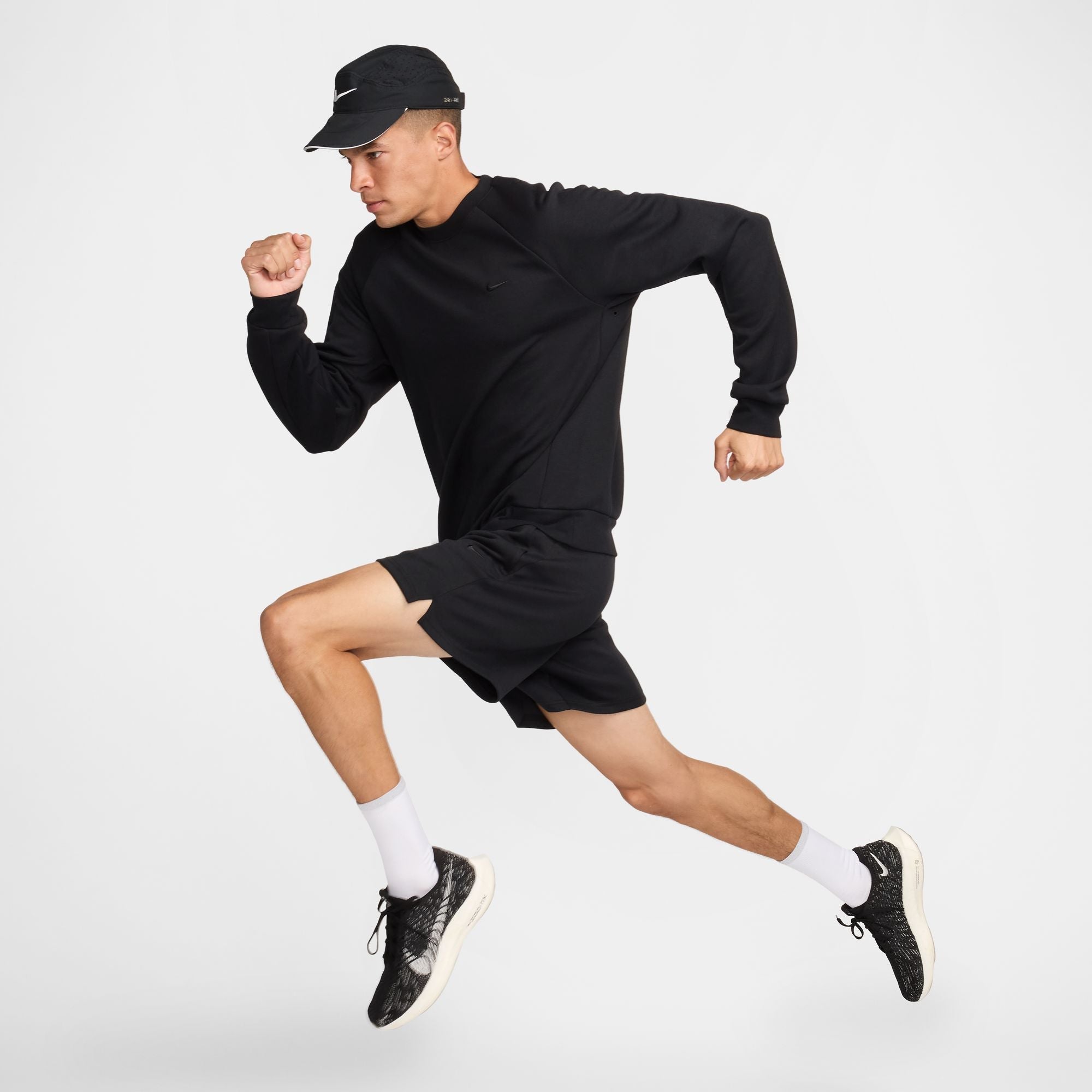 Nike Mens Primary Fleece Crewneck - Black