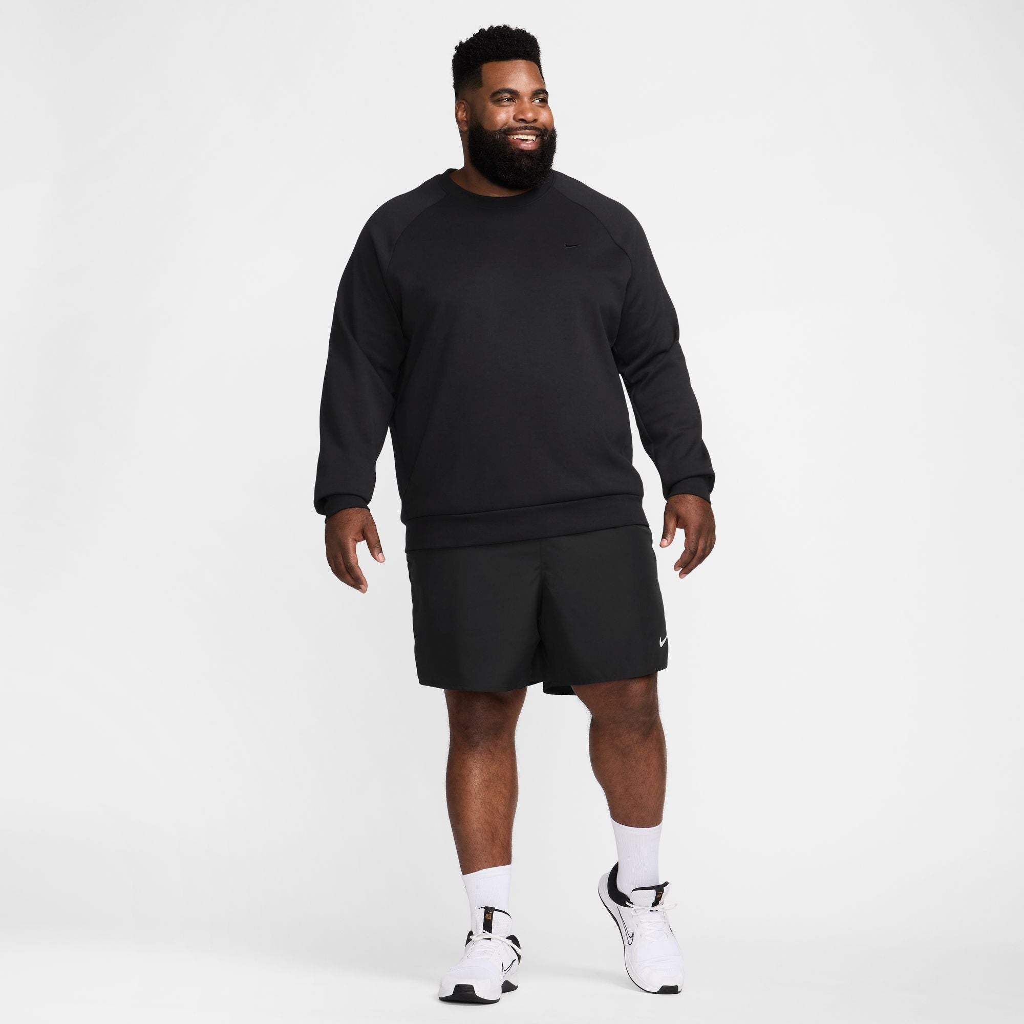 Nike Mens Primary Fleece Crewneck - Black