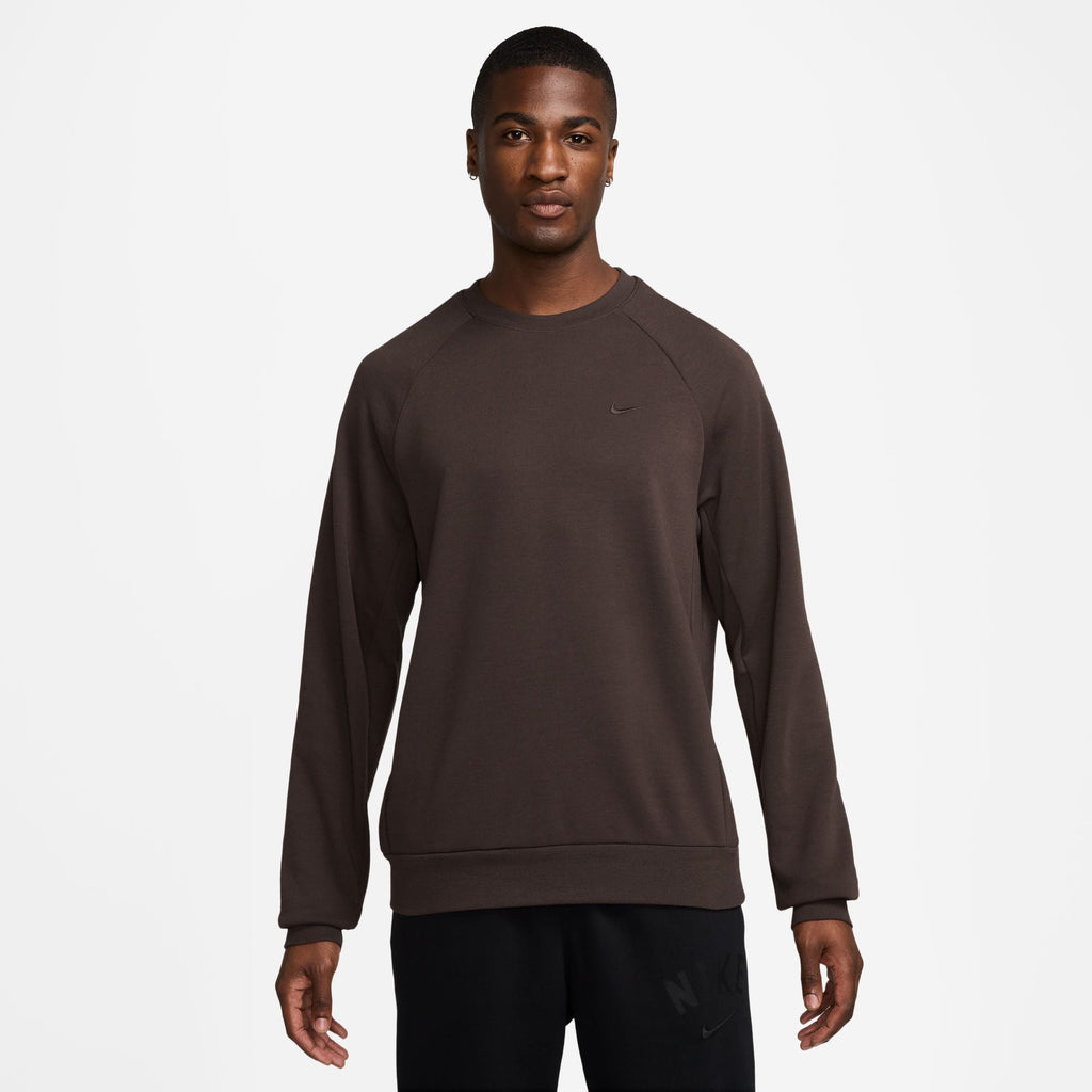 Nike Mens Primary Fleece Long Sleeve - Baroque Brown