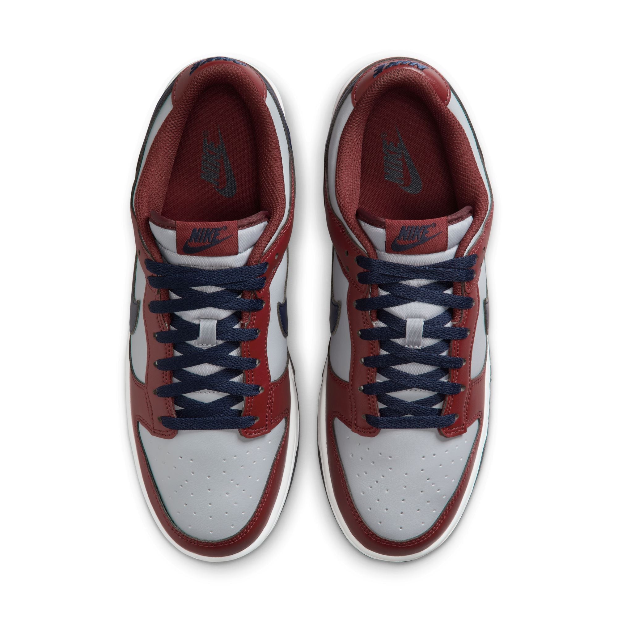 Nike Mens Dunk Low Retro - Wolf Grey/Team Red