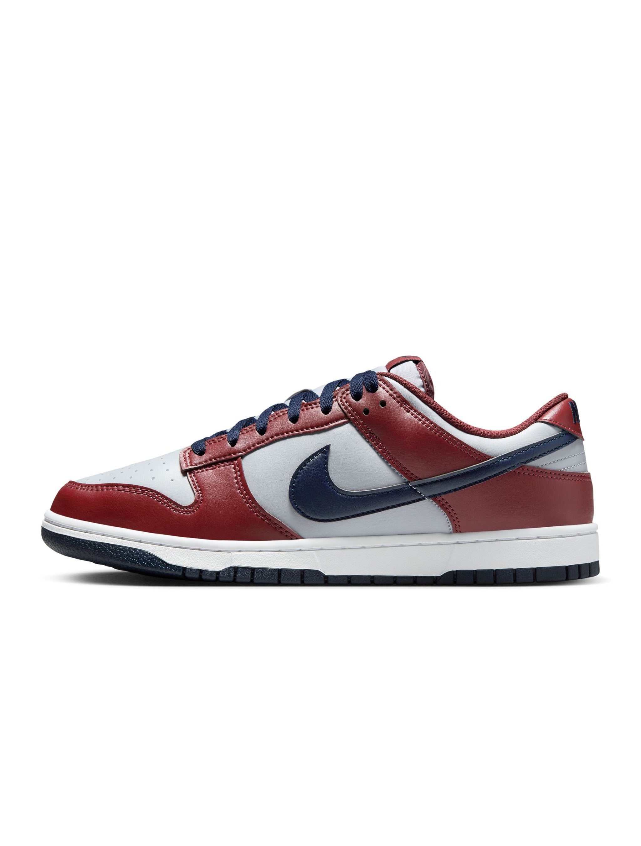 Nike Mens Dunk Low Retro - Wolf Grey/Team Red