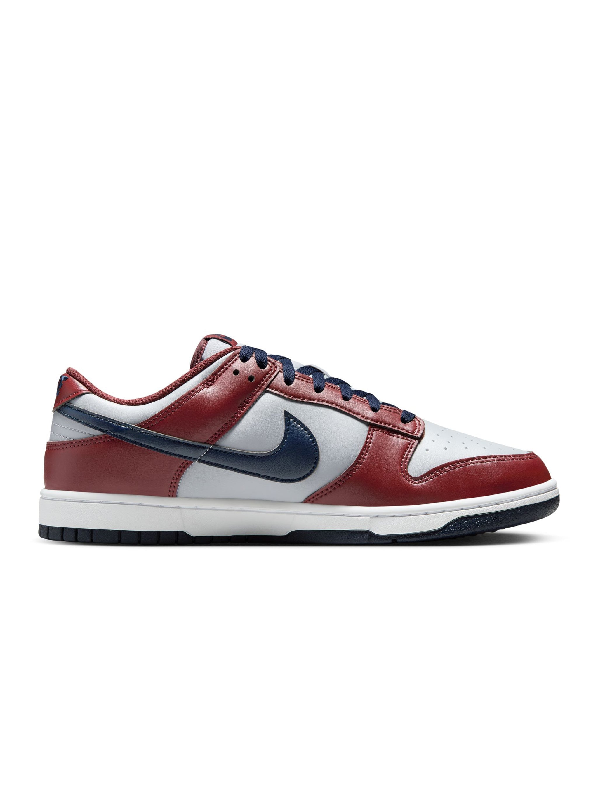 Nike Mens Dunk Low Retro - Wolf Grey/Team Red
