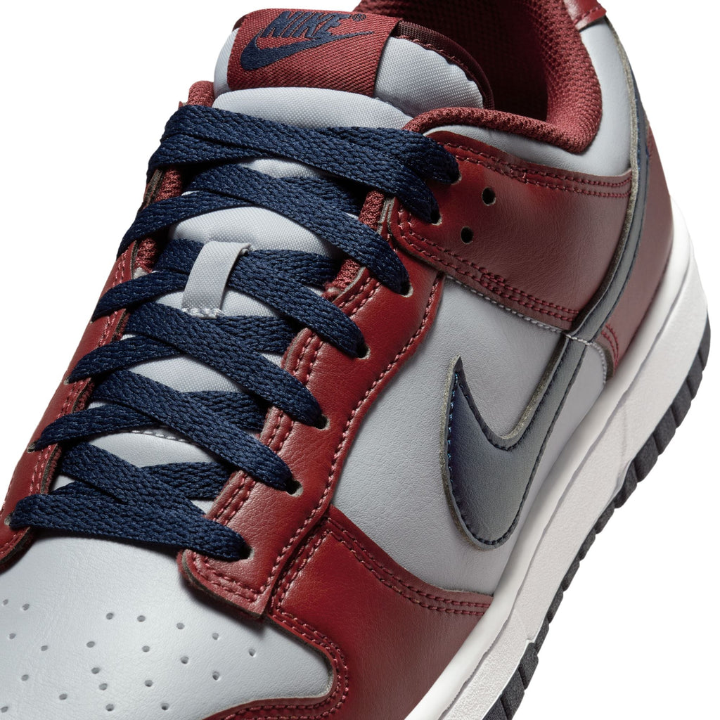 Nike Mens Dunk Low Retro - Wolf Grey/Team Red