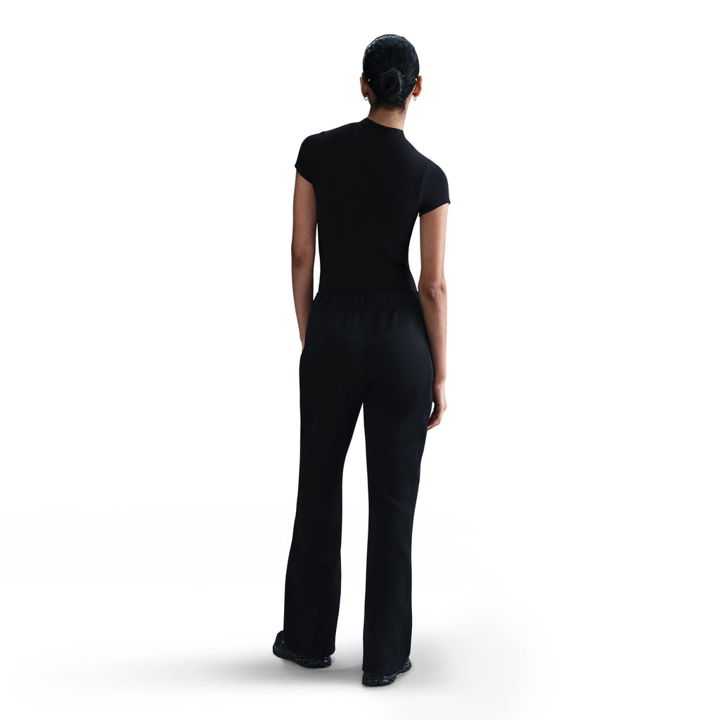 Nike Womens Mid Rise Slim Knit Trousers - Black