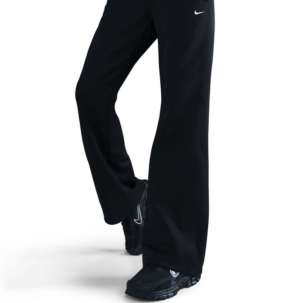 Nike Womens Mid Rise Slim Knit Trousers - Black