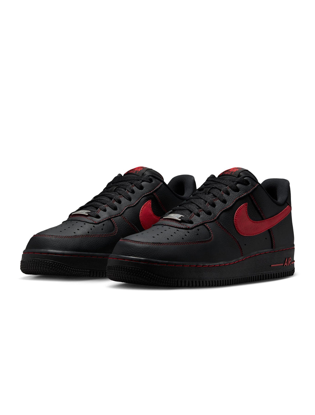 Nike Mens Air Force 1 '07 LV8 - Black/University Red