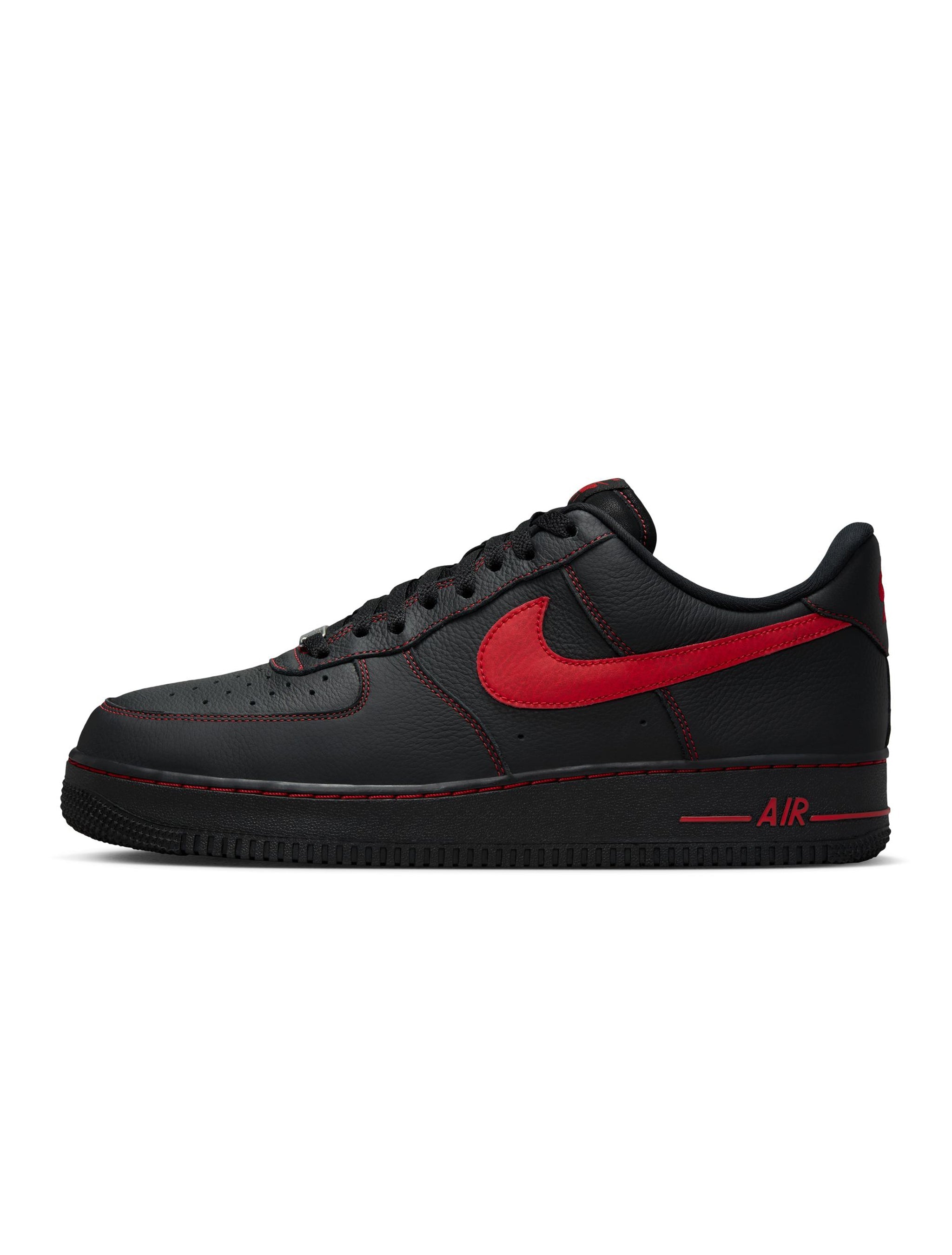 Nike Mens Air Force 1 '07 LV8 - Black/University Red