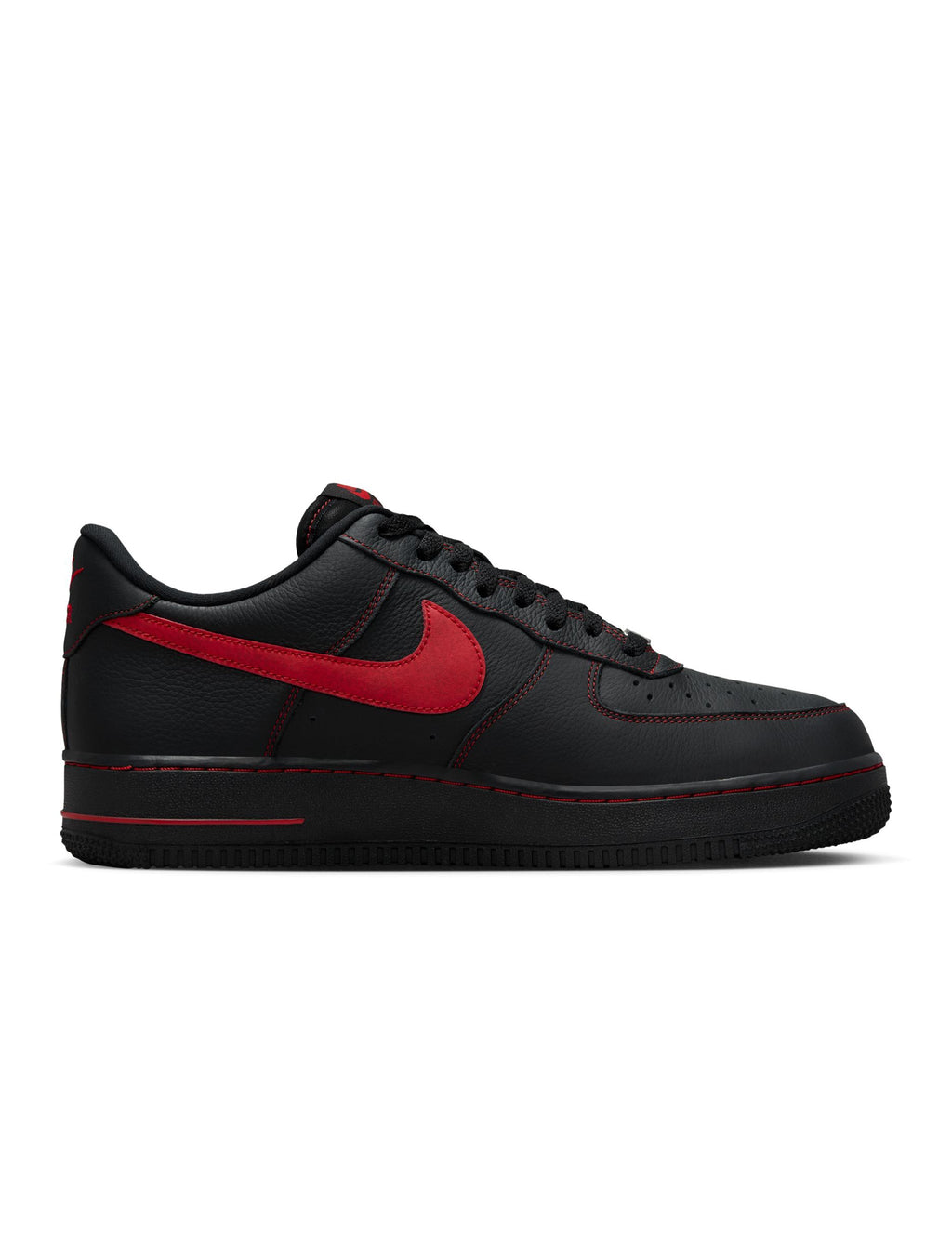 Nike Mens Air Force 1 '07 LV8 - Black/University Red