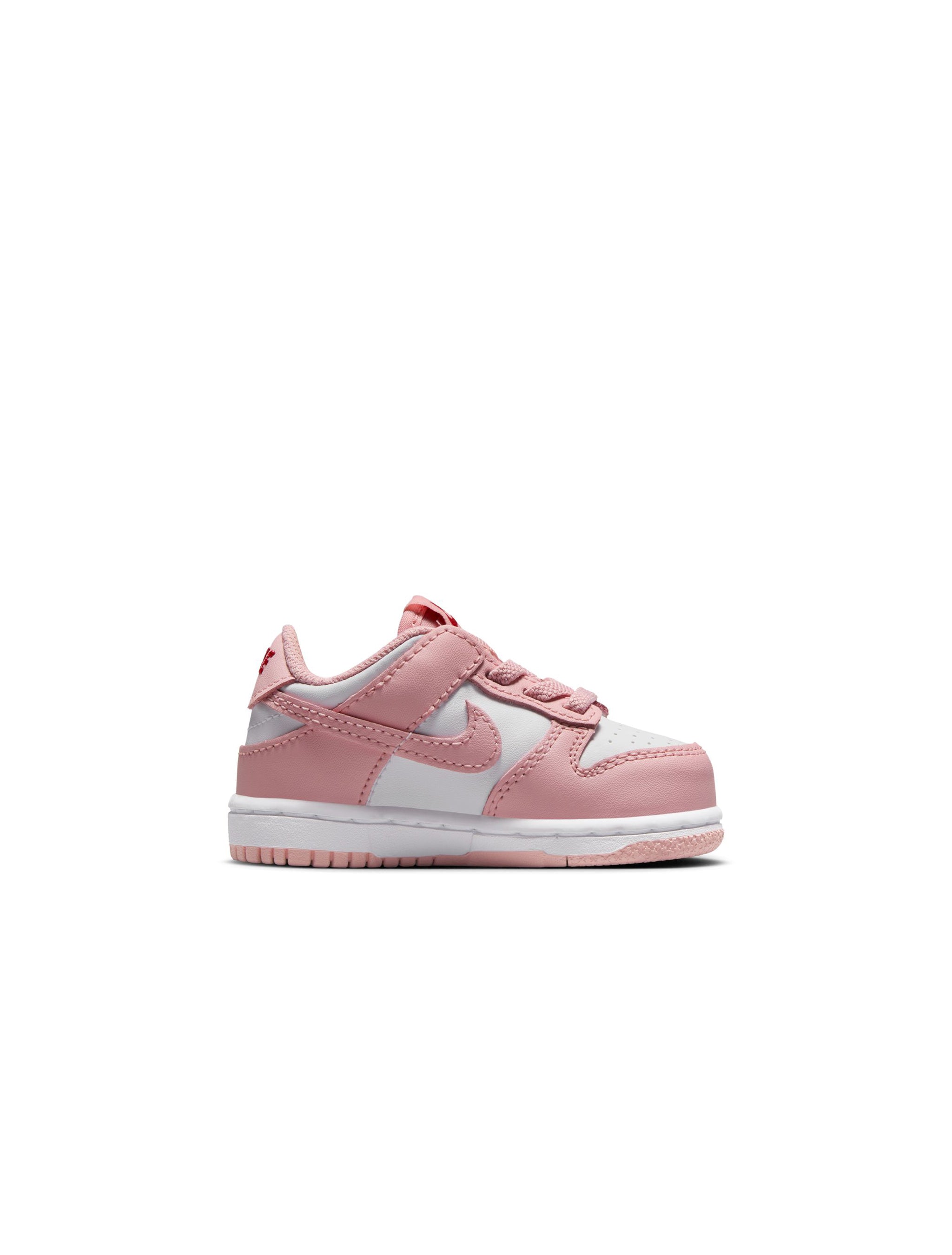 Nike (TD) Dunk Low - White/Pink Glaze