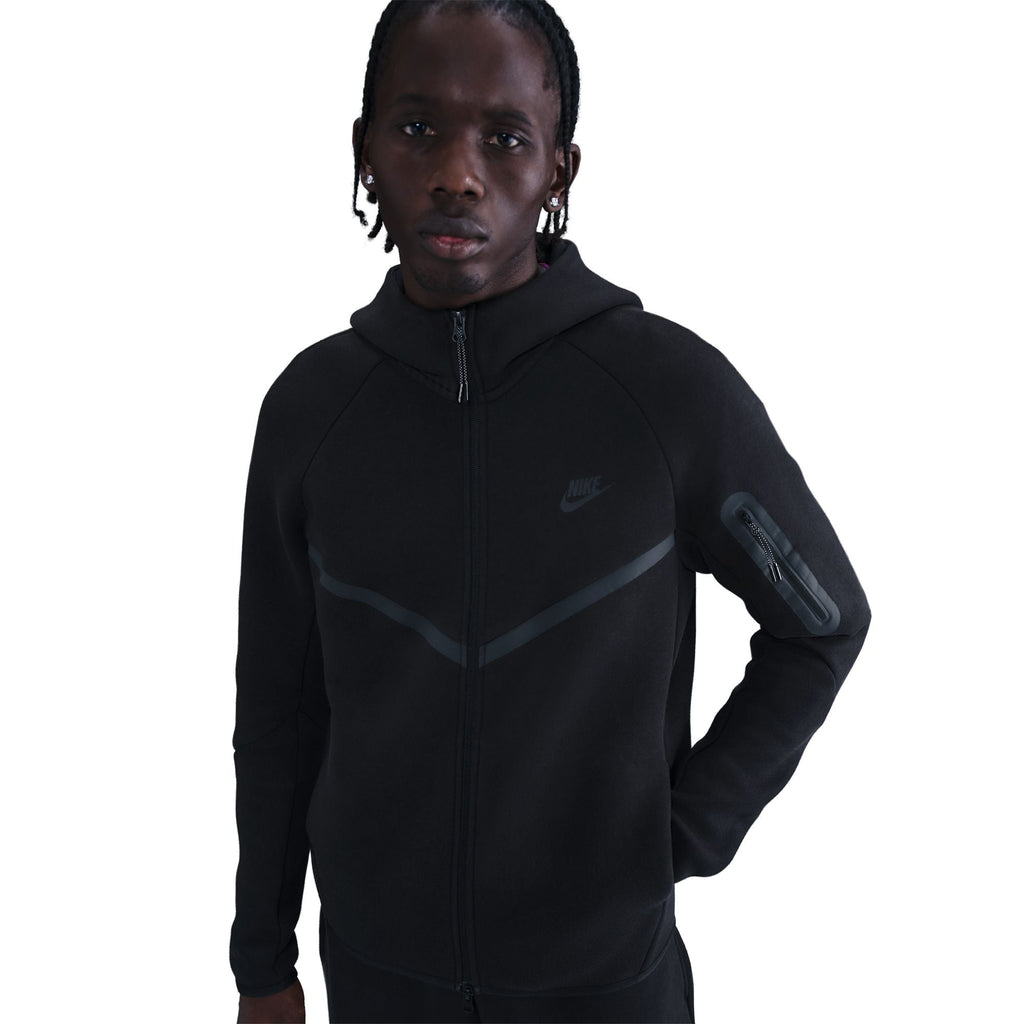 Nike Mens Tech Fleece Full Zip Runner Jacket - Black