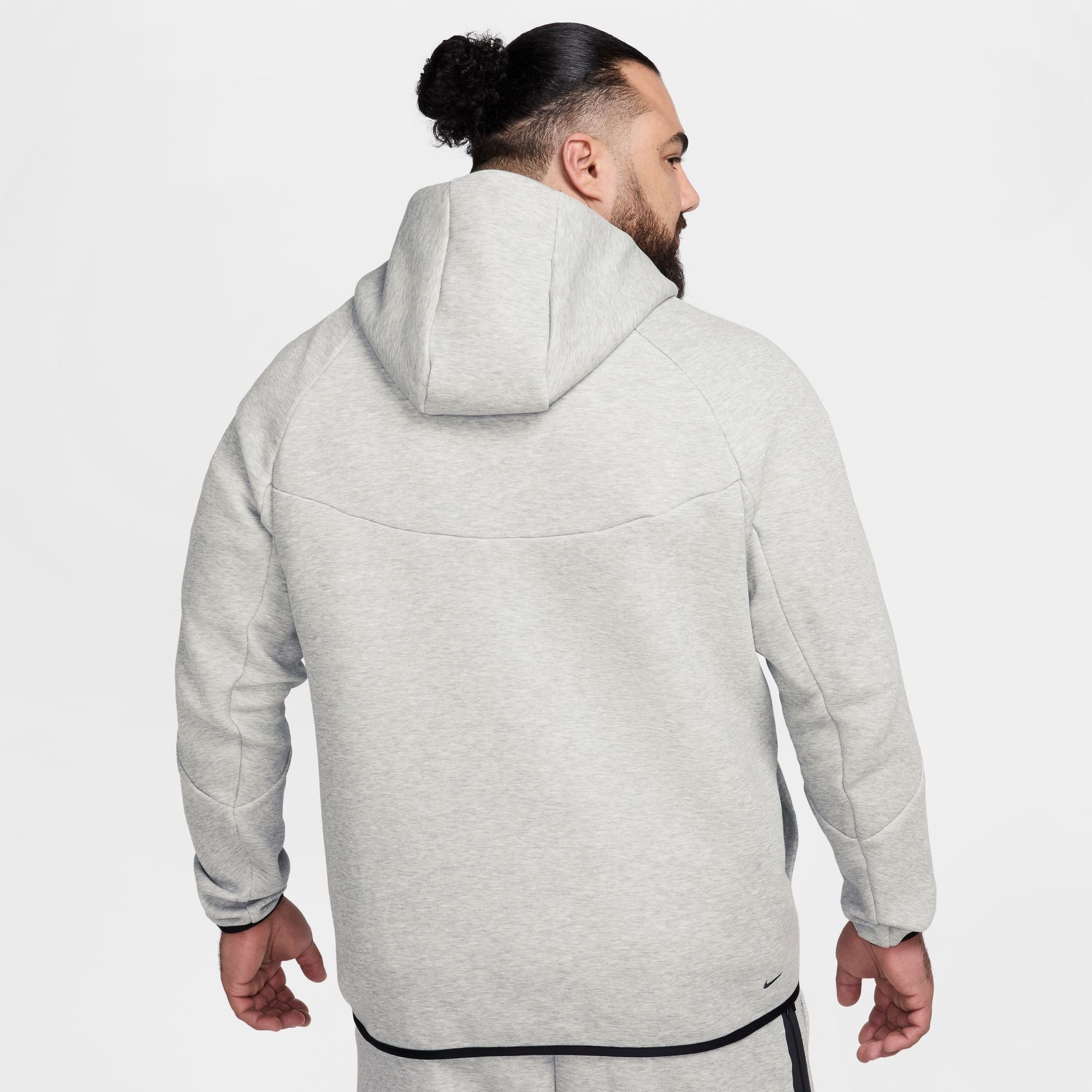 Nike Mens Tech Fleece Hoodie - Heather Grey