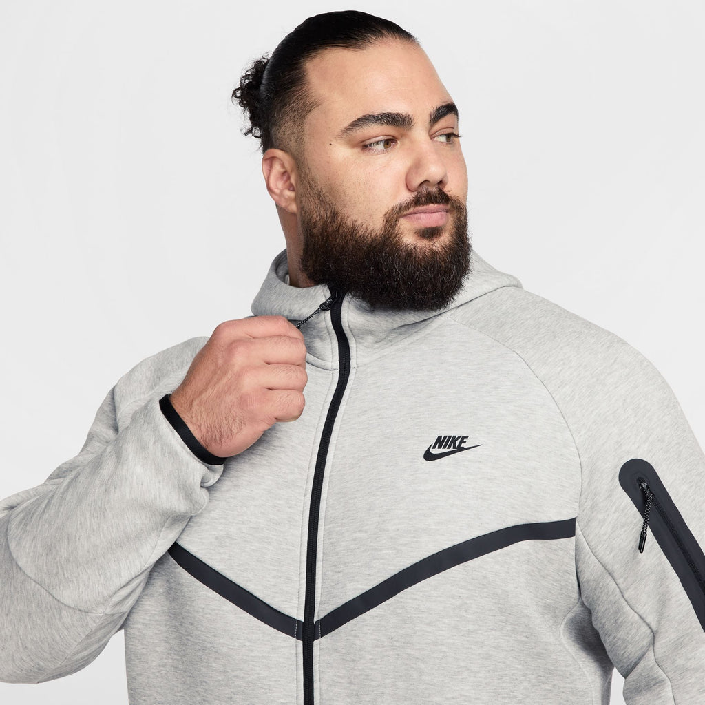 Nike Mens Tech Fleece Hoodie - Heather Grey