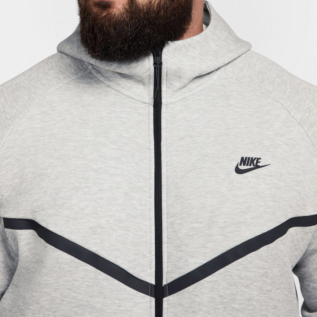 Nike Mens Tech Fleece Hoodie - Heather Grey