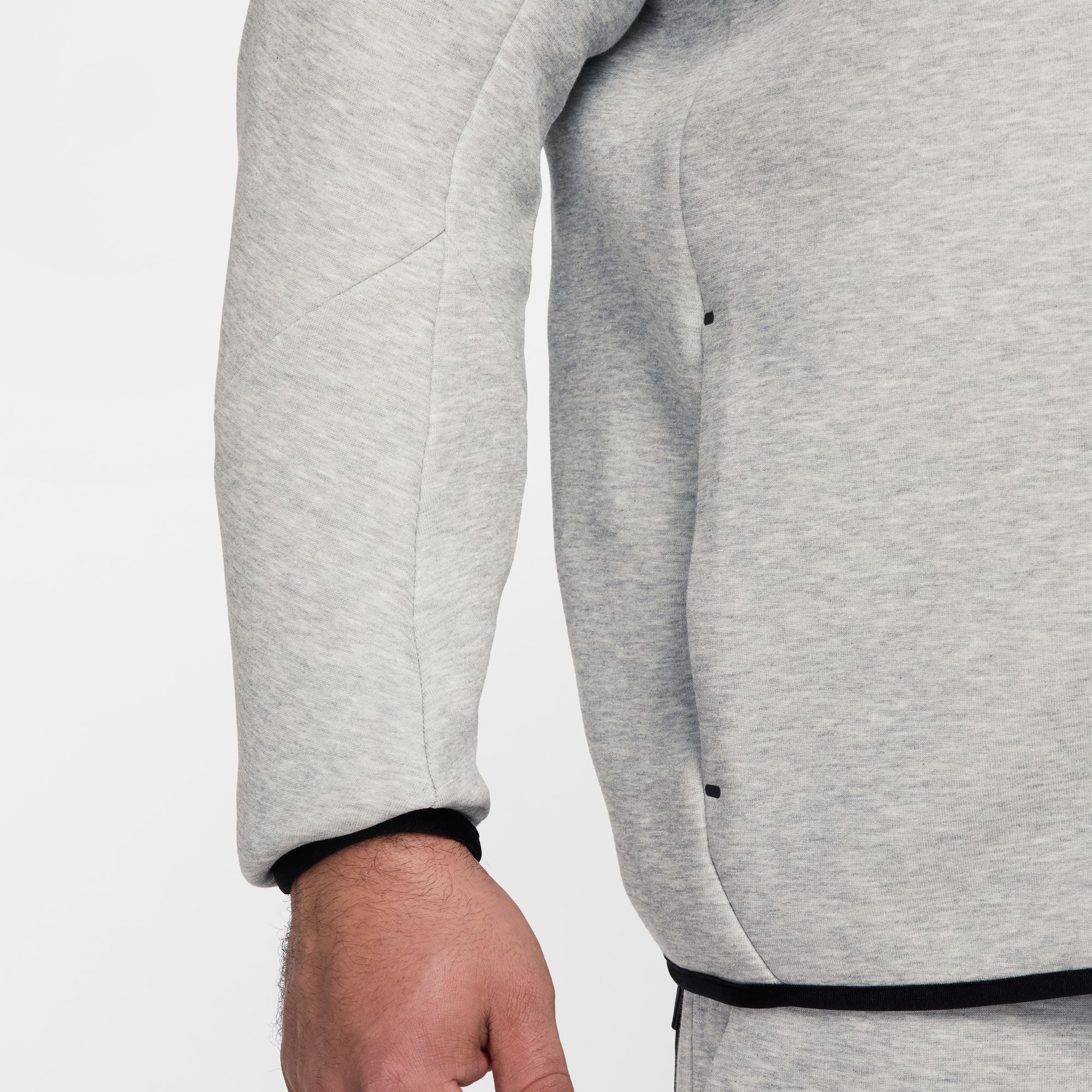 Nike Mens Tech Fleece Hoodie - Heather Grey