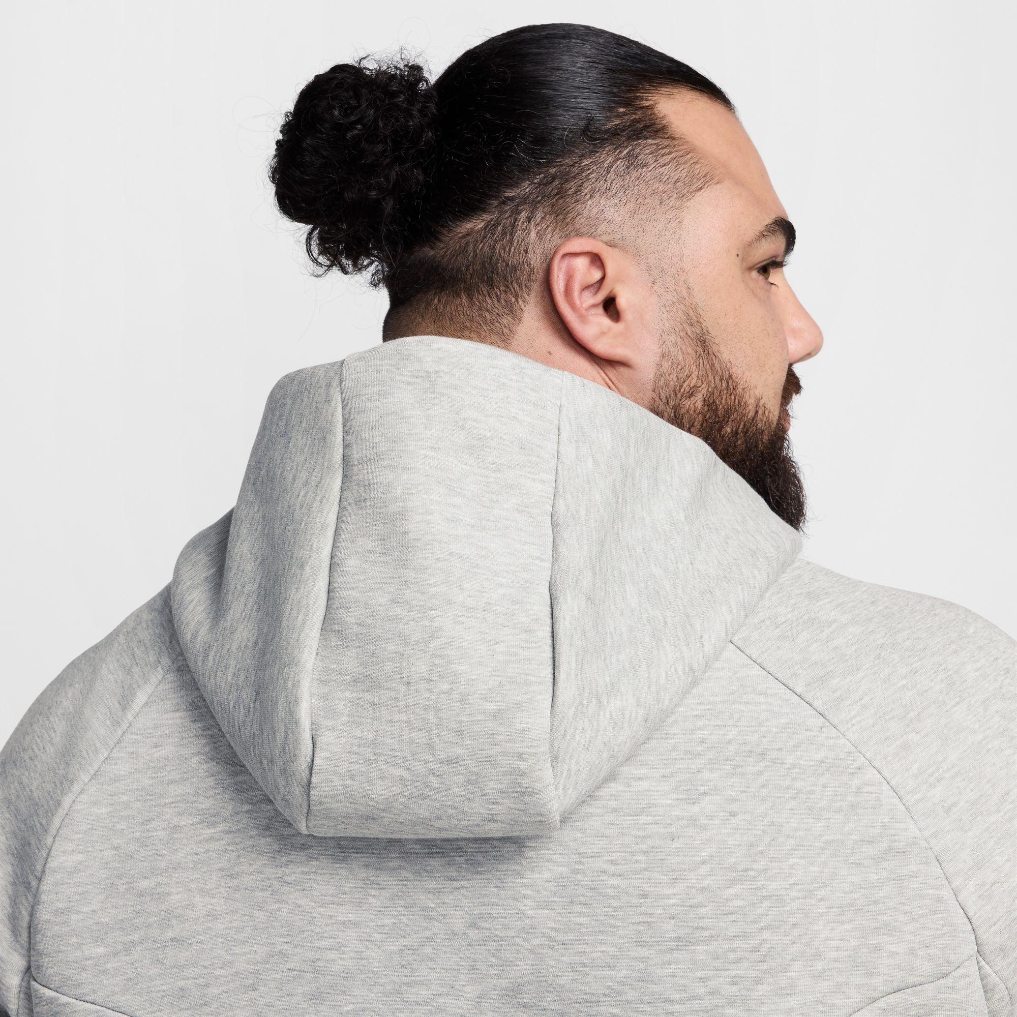 Nike Mens Tech Fleece Hoodie - Heather Grey