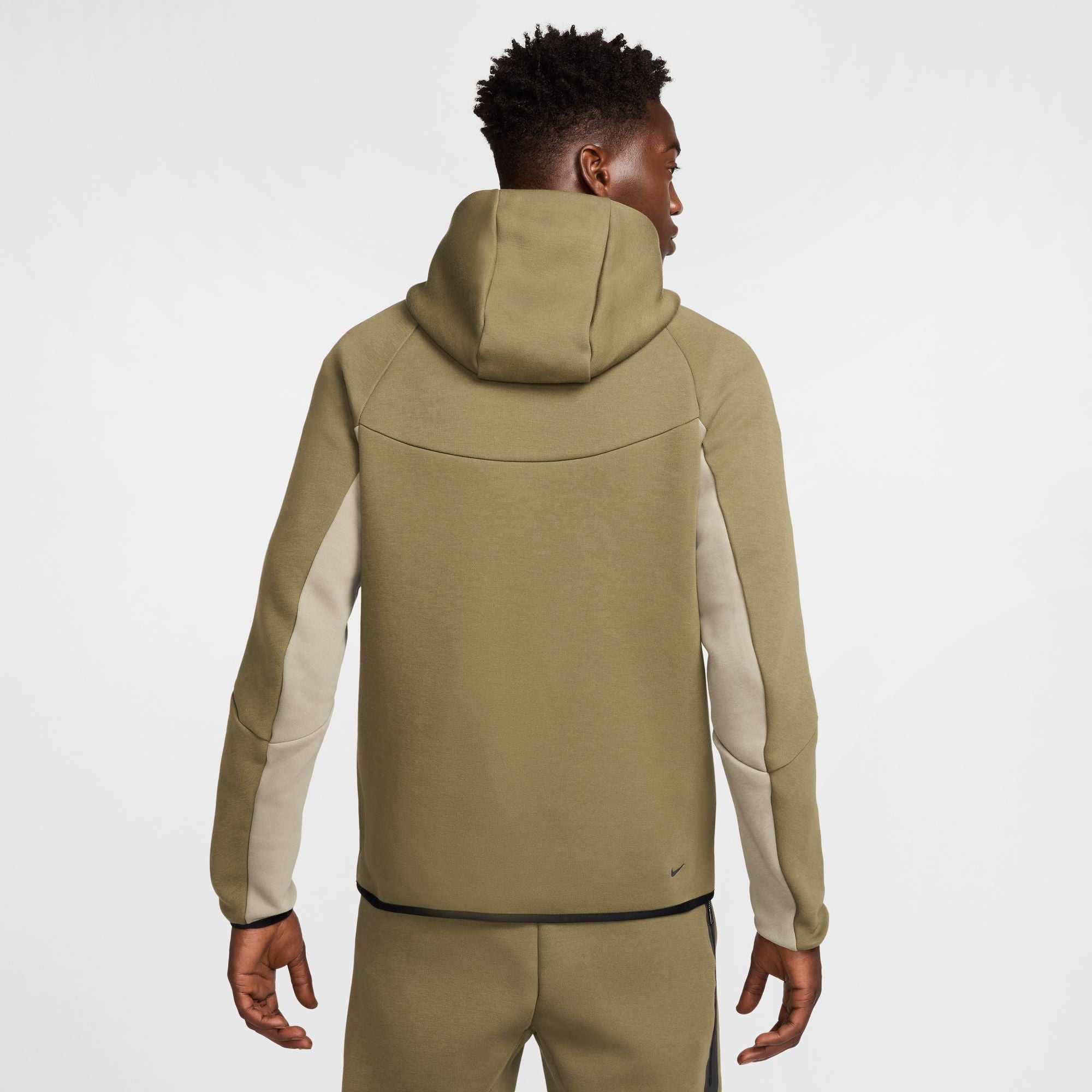 Nike Mens Tech Fleece Hoodie - Medium Olive/Light Army