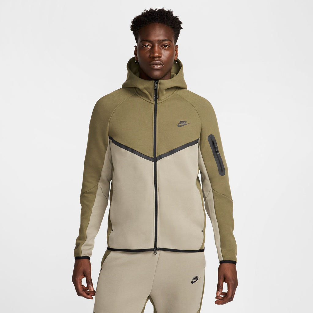 Nike Mens Tech Fleece Hoodie - Medium Olive/Light Army