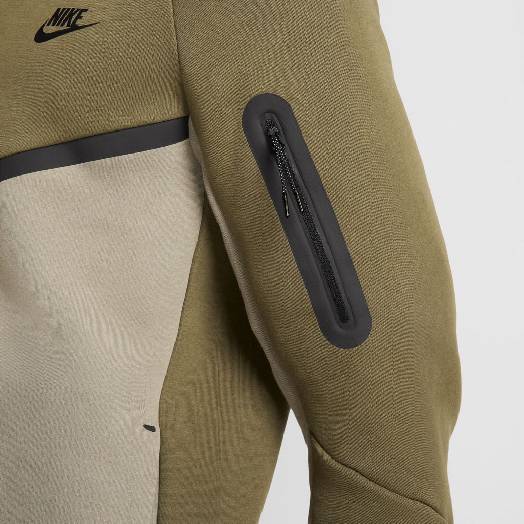 Nike Mens Tech Fleece Hoodie - Medium Olive/Light Army