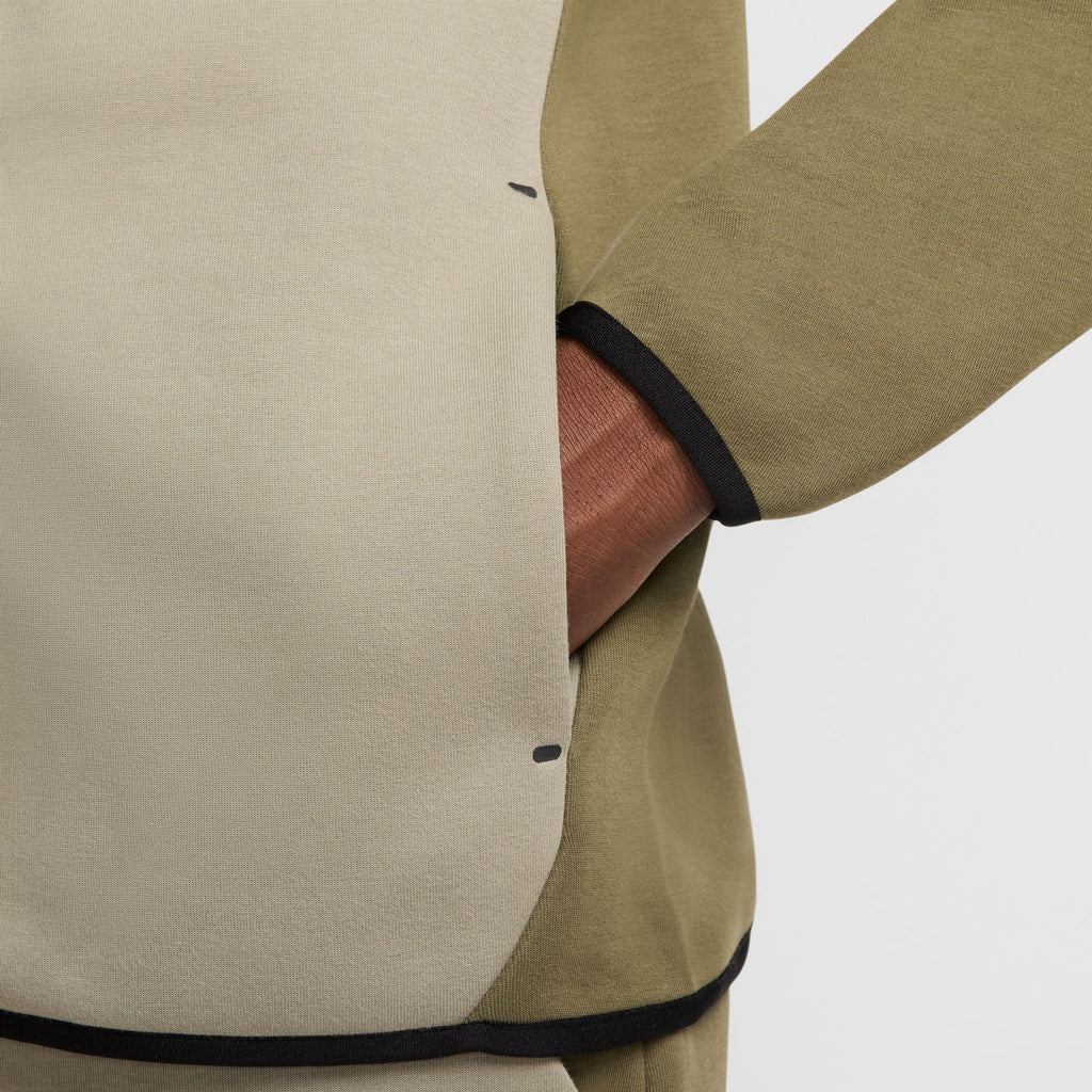 Nike Mens Tech Fleece Hoodie - Medium Olive/Light Army
