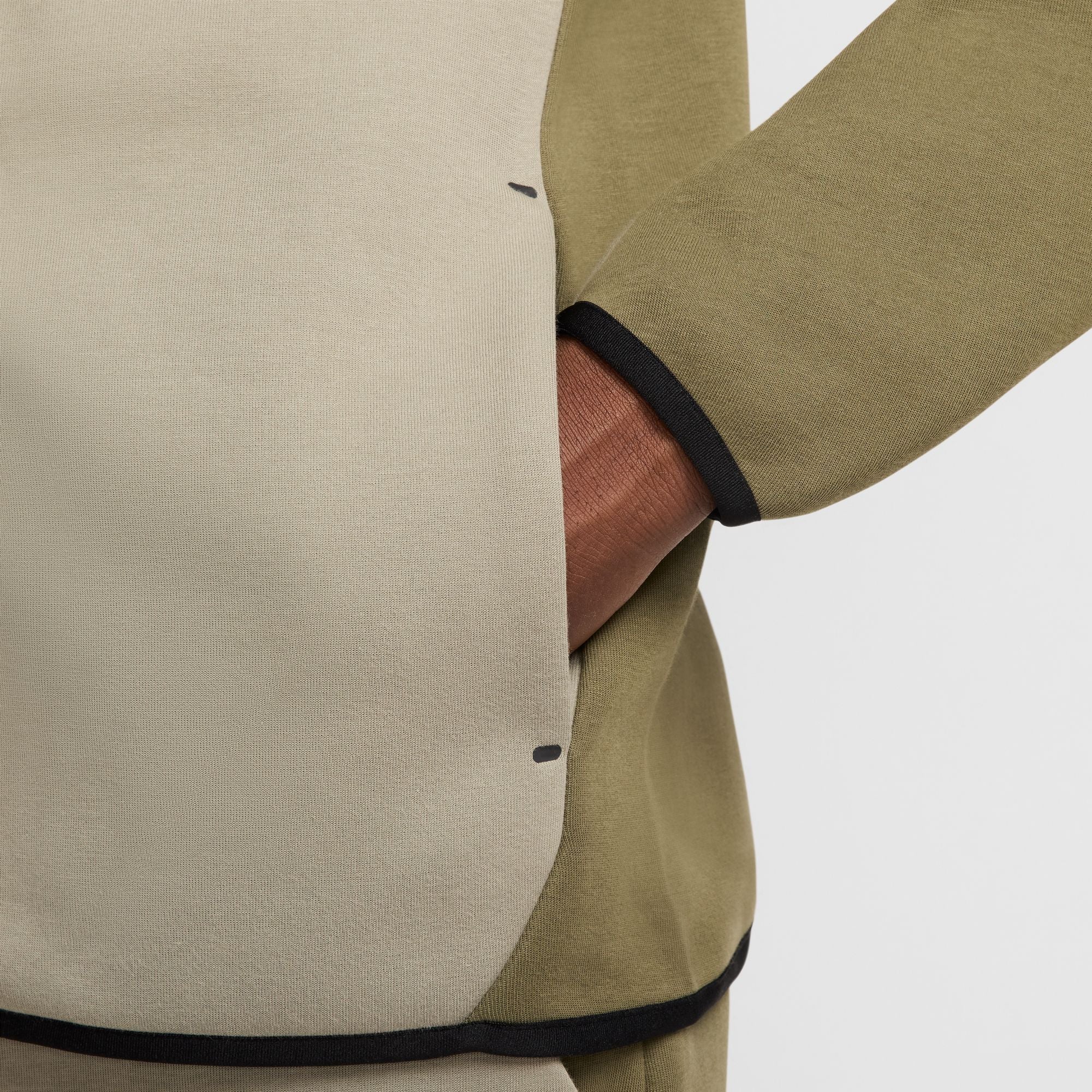 Nike Mens Tech Fleece Hoodie - Medium Olive/Light Army