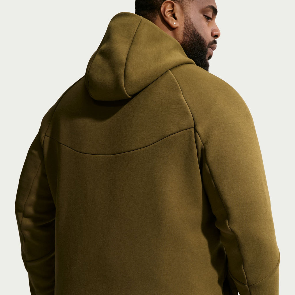 Nike Mens Tech Fleece Windrunner Jacket - Olive Flak